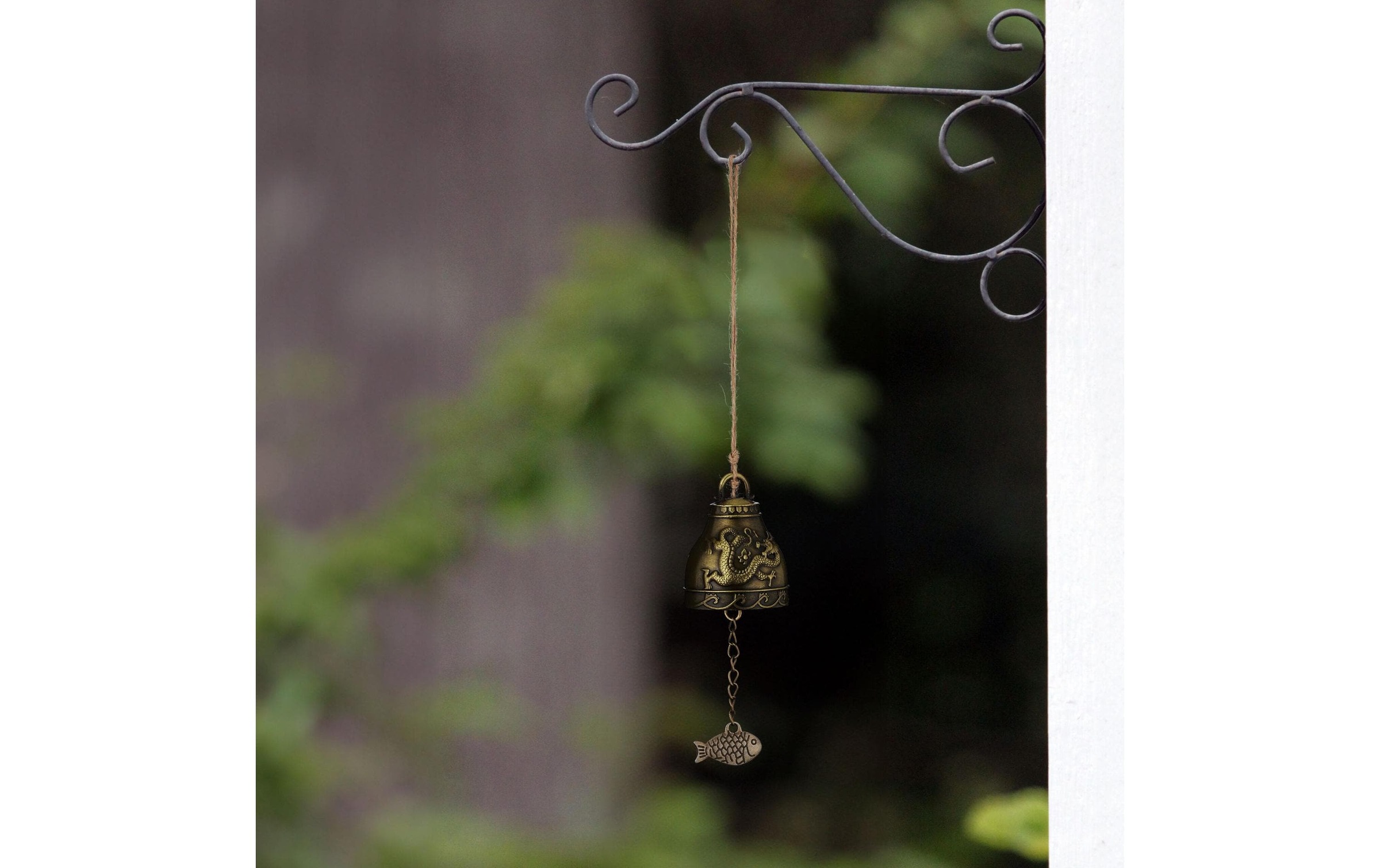 relaxdays Carillon à vent »Feng-Shui 4 Stück« 4 cuis tlg. Glockenspiel