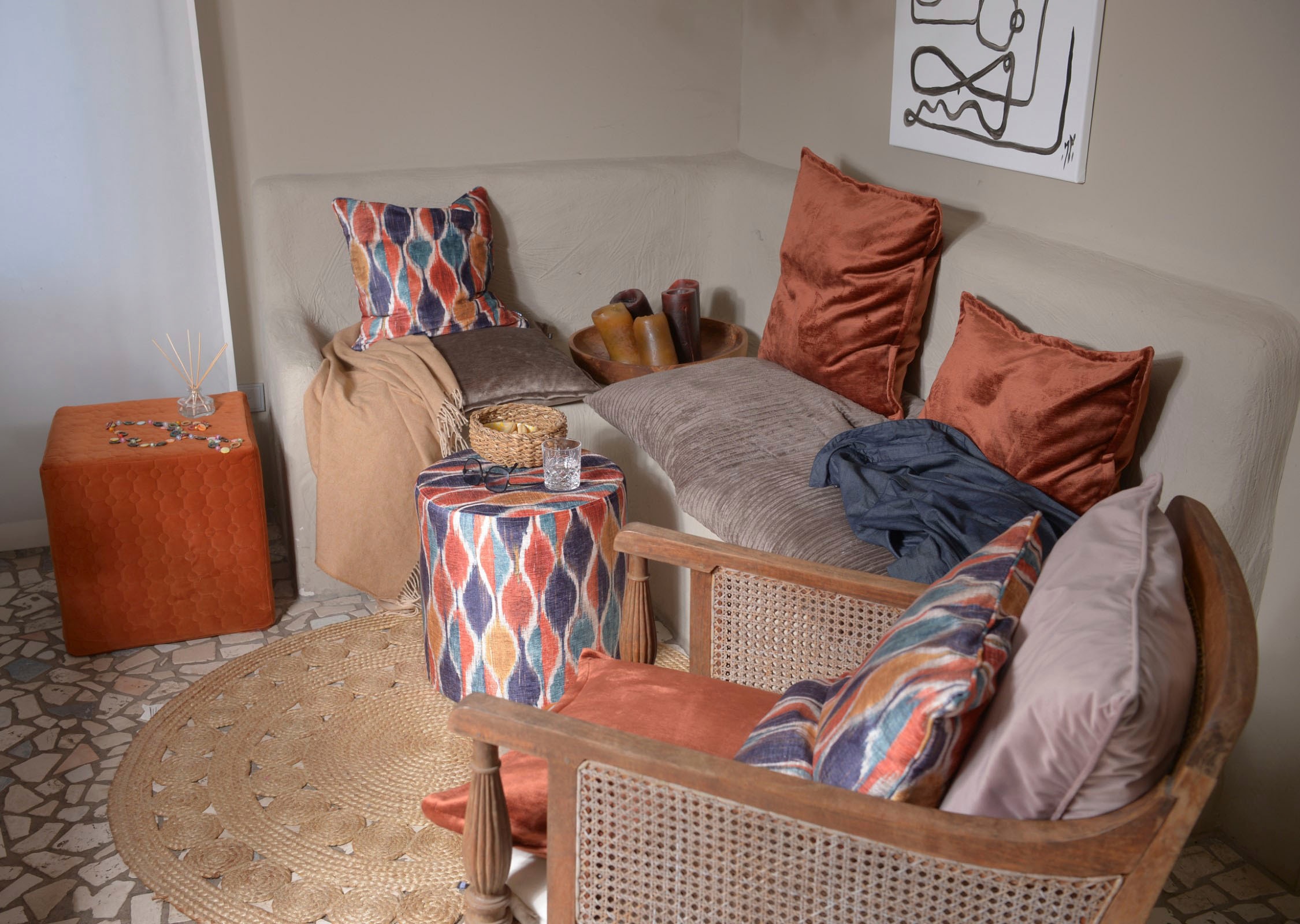 H.O.C.K. Dekokissen »Bonanza« leicht schimmernd, inkl. Füllung, Bezug mit Reissverschluss abnehmbar