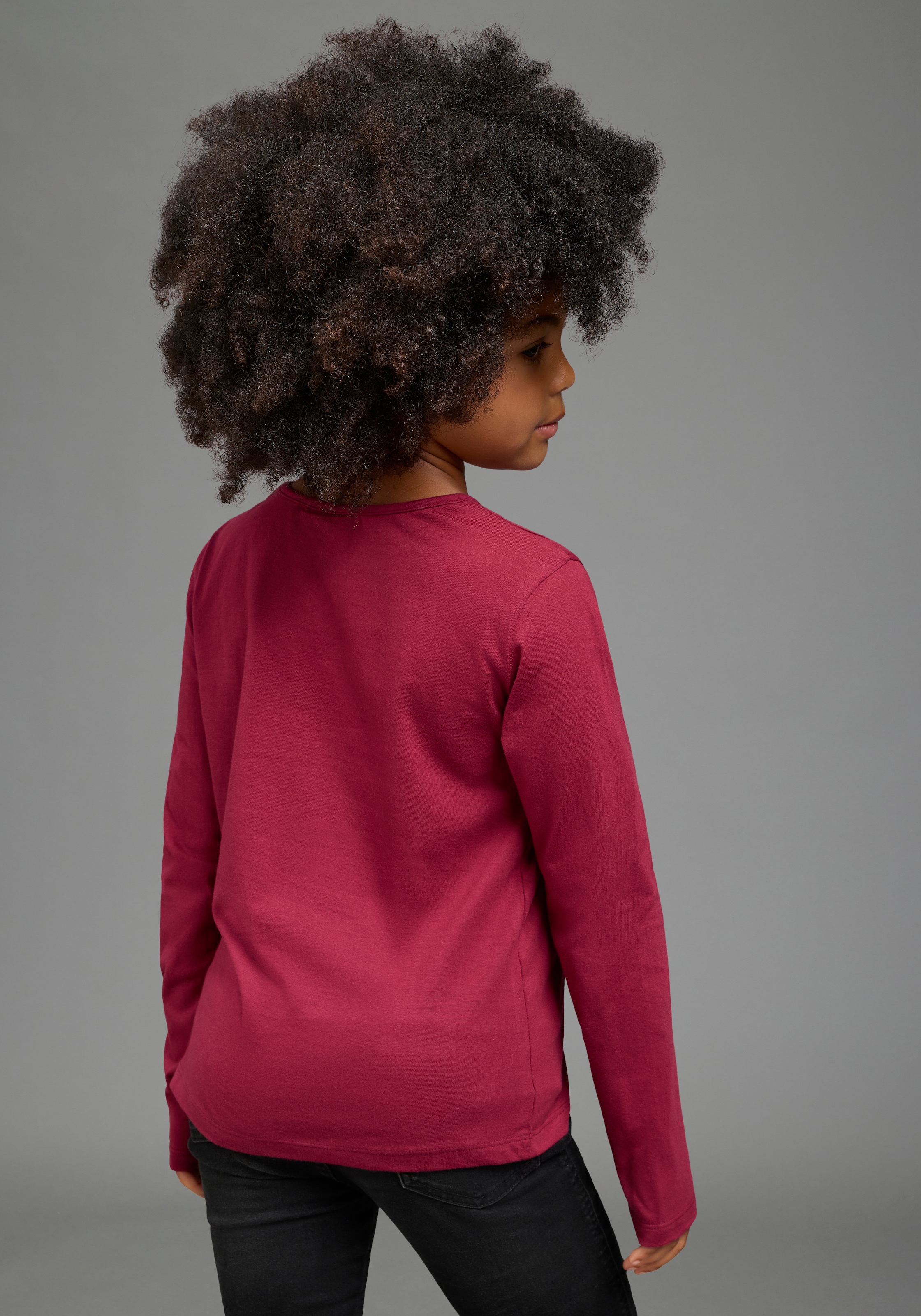 KIDSWORLD T-shirt à manches longues »VIANA Shirt, Disney« T-shirt Disney, manches longues, coupe basique à la hauteur des hanches, aspect imprimé