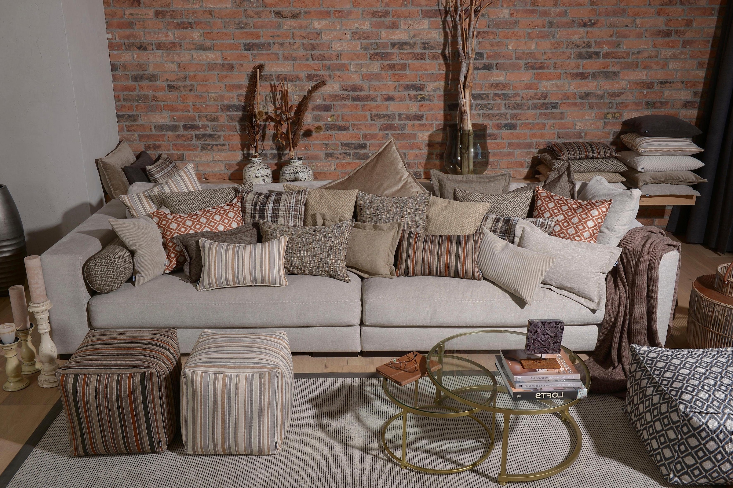 H.O.C.K. Dekokissen »Cord Wave« mit weichem Cordstoff, Kissenhülle mit Füllung, 1 Stück