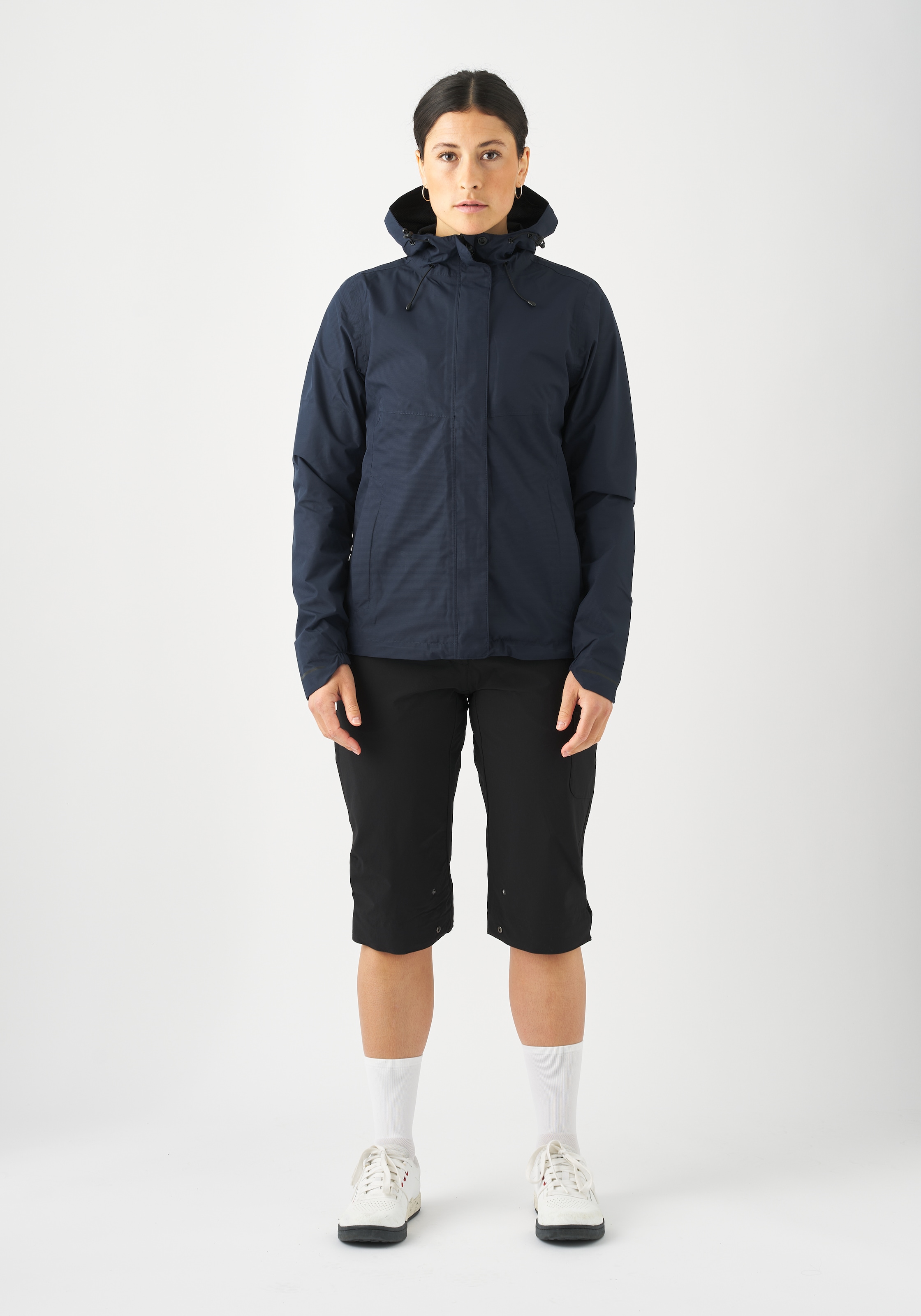 Gonso Pantalon de vélo »Ruth 3/4«  Damen 3/4 Radhose, Innenhose mit Sitzpolster, Bund inkl. Gürtel