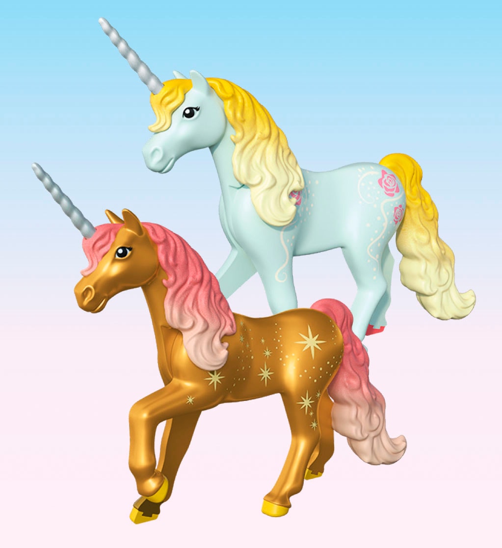 Playmobil® Jeu de construction »Gemütliches Feenzuhause mit Goldeinhorn und Stall (71838)« Princess Magic; Made in Germany