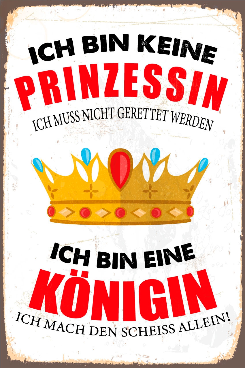 queence Tableau métallique »Königin« 1 cuis tlg. Stahlschilder