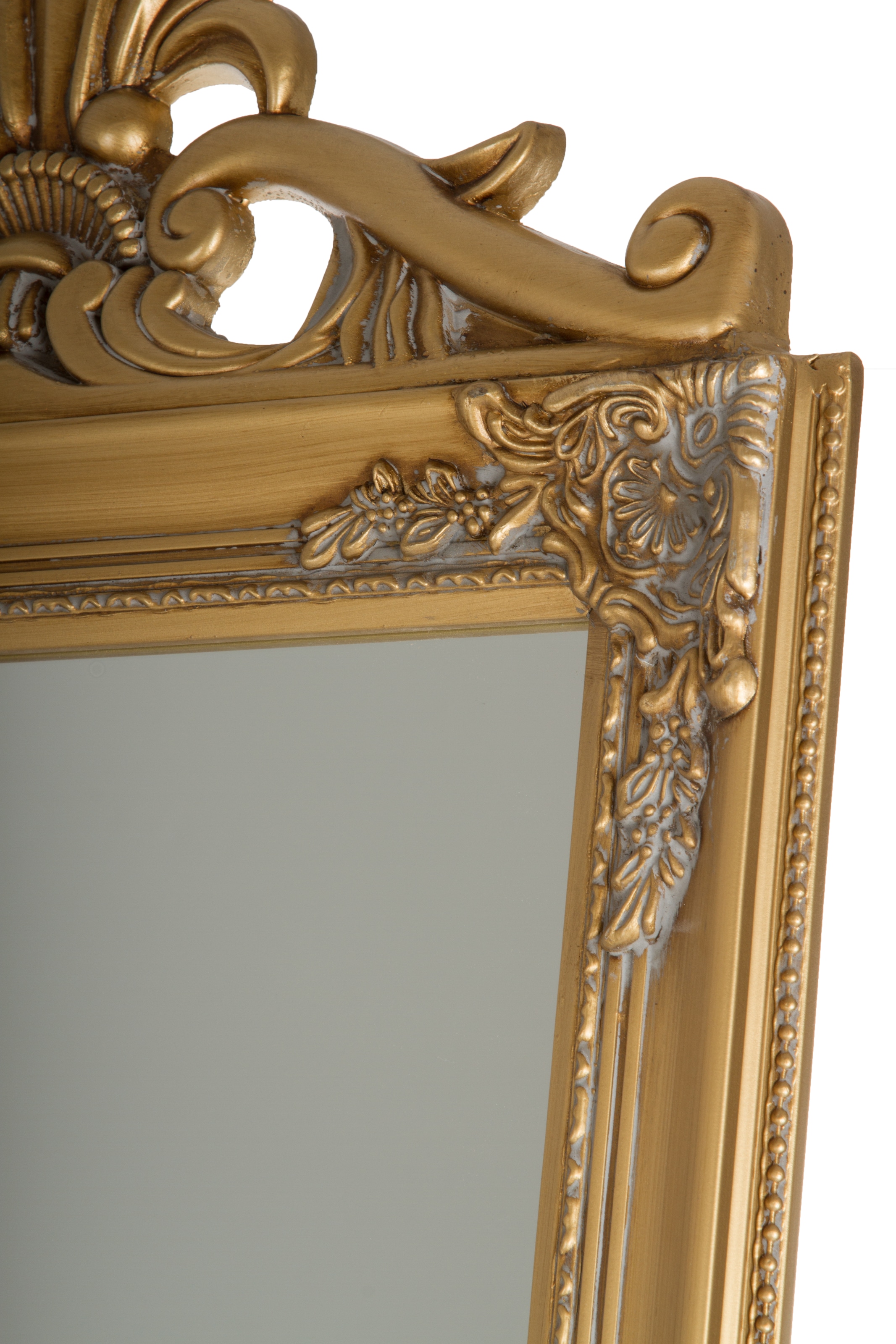 Home affaire Miroir déco »King, Ganzkörperspiegel Barock Antikstil« Standspiegel mit aufwendigen Verzierungen, HxB: 180x45 cm