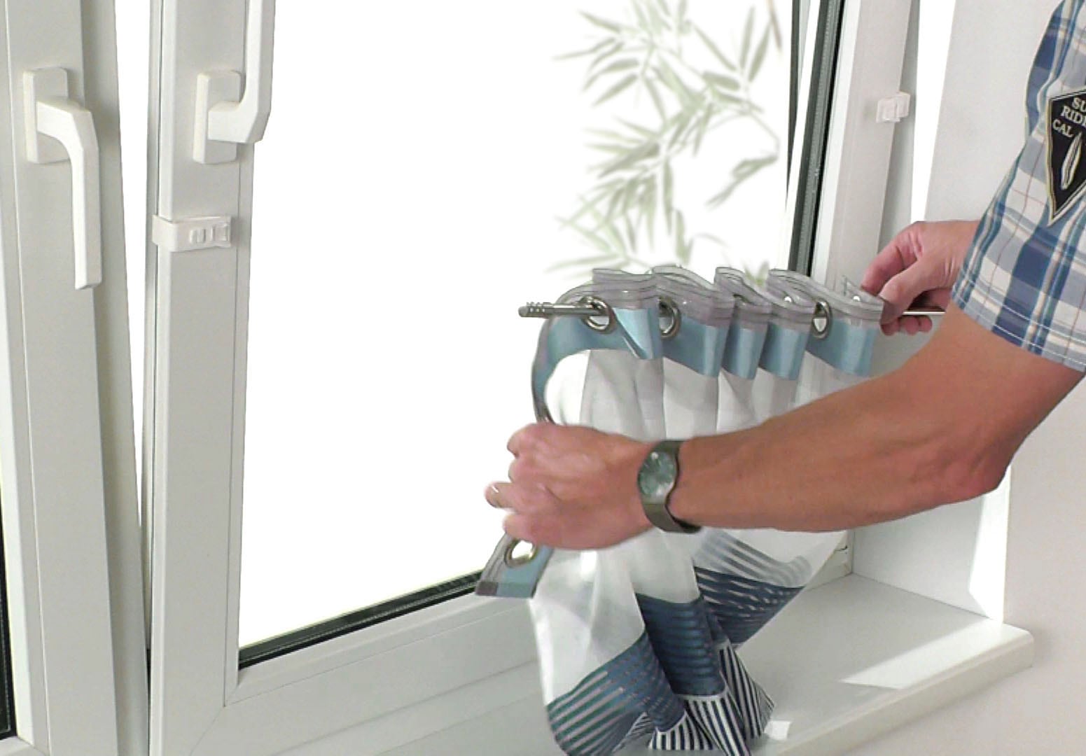 GARDINIA Support de tringle à rideaux »Klemmträger Easy Click Vitrage« Zubehör Vitragestangen/Caféhausstangen