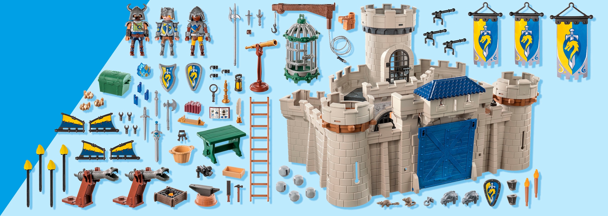 Playmobil® Jeu de construction »Arwynns Burg (71642), Novelmore« Made in Europe