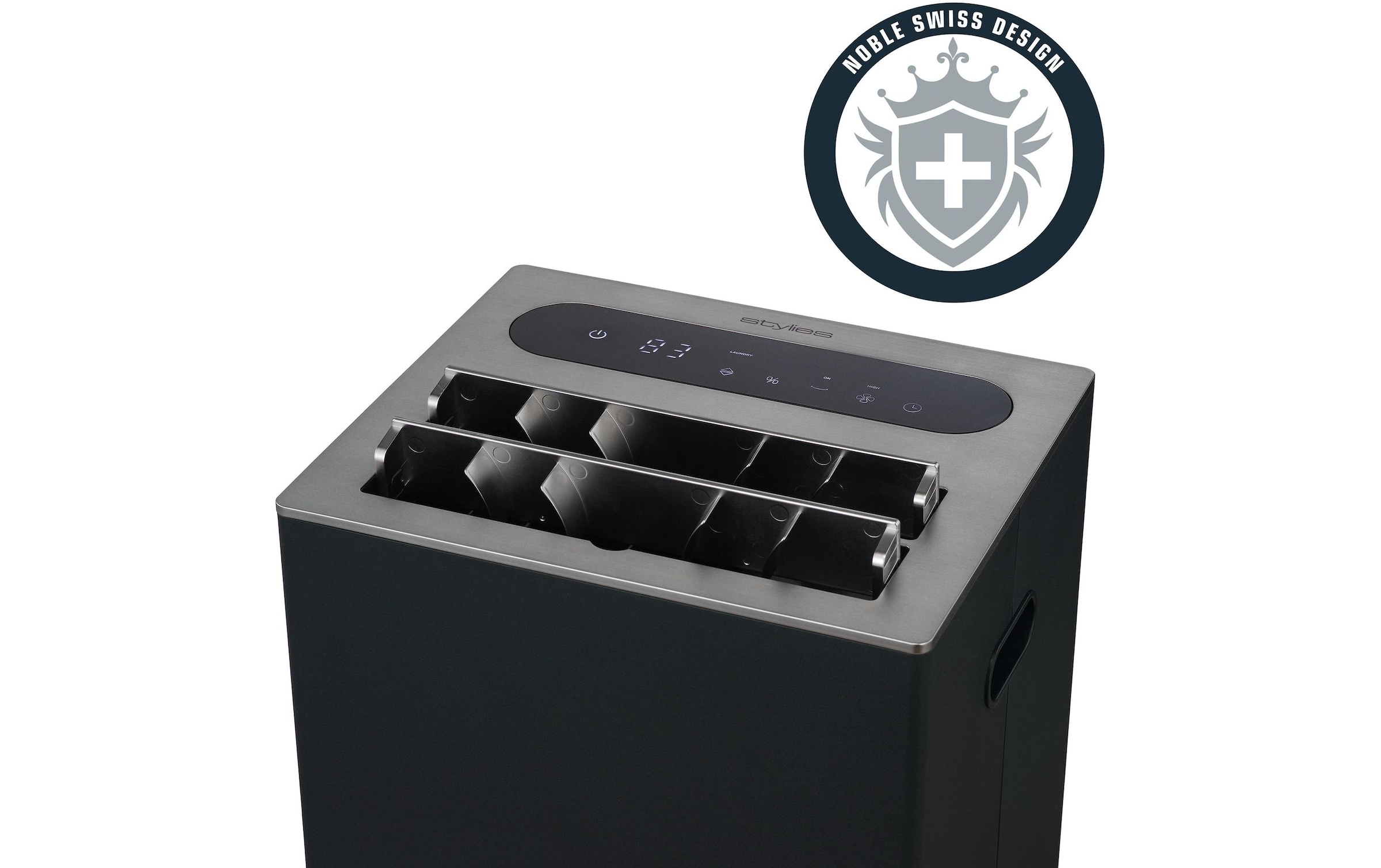   Déshumidificateur d'air »Stylies by Koenig Jupiter 135 m²« für 135 m³ Räume Entfeuchtung 30 l/Tag Tank 3,8 l