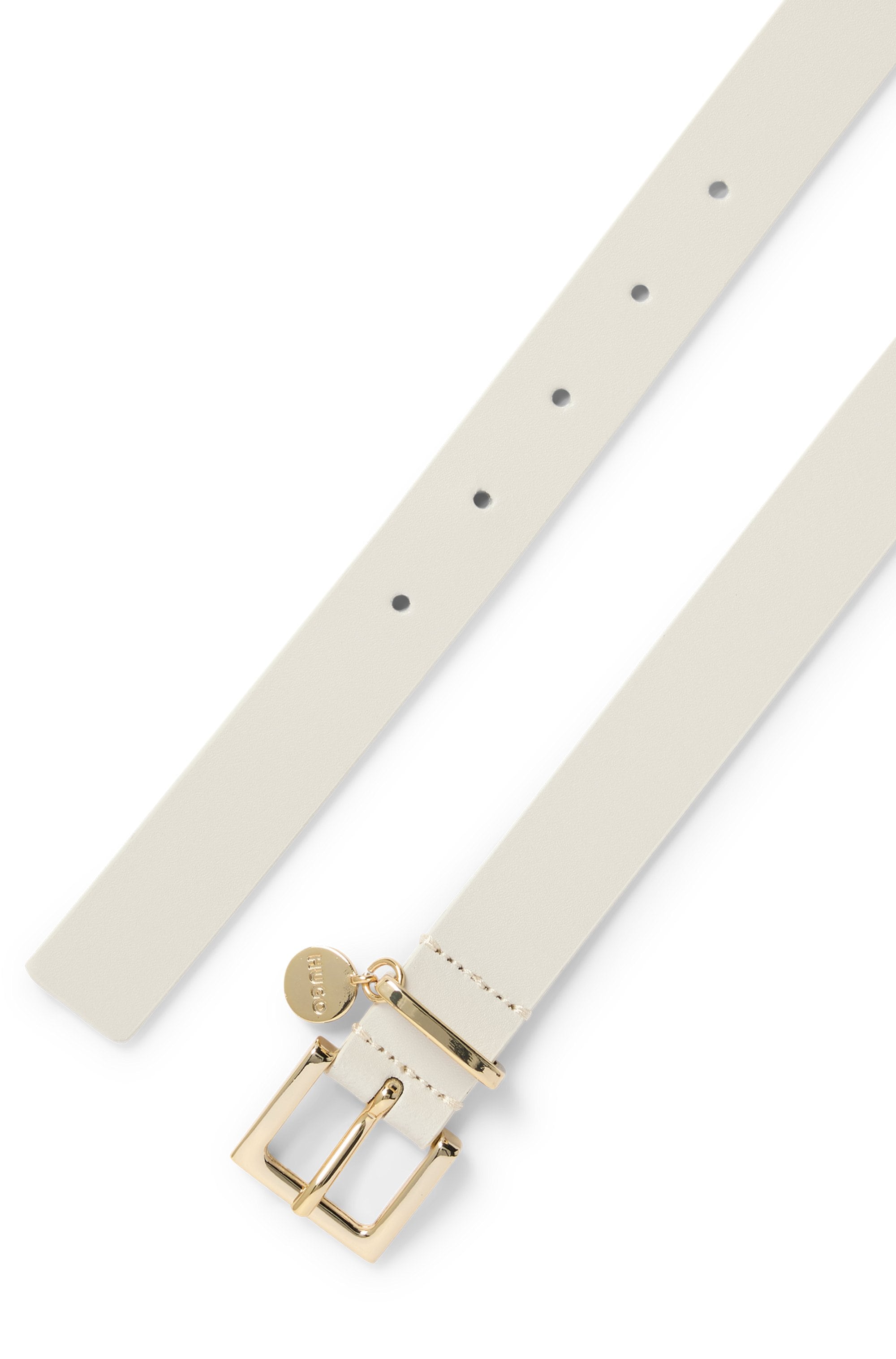 HUGO Ledergürtel »Amelia-G Sz25« Stilvoller Verschluss mit Logo Anhänger