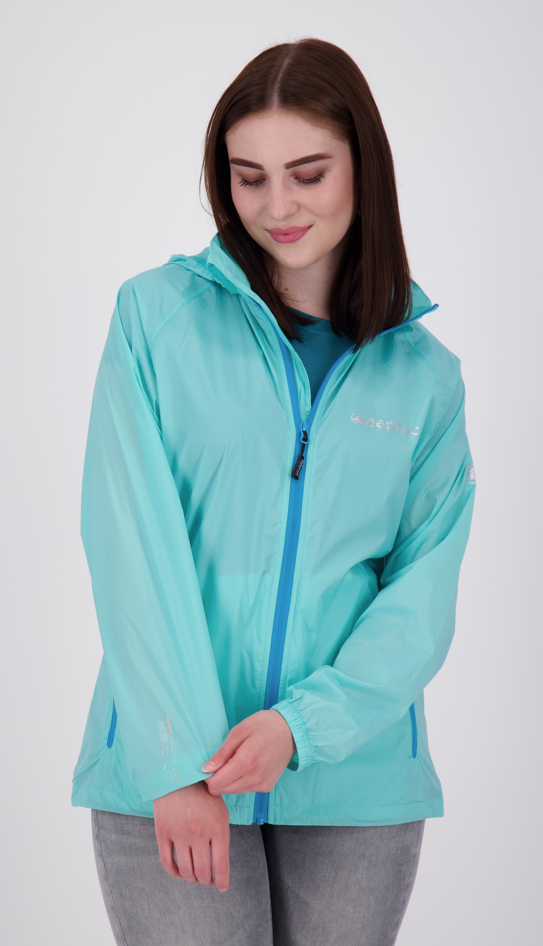 DEPROC Active Veste de pluie »ROBSON WMN II« avec capuche également disponible en grandes tailles