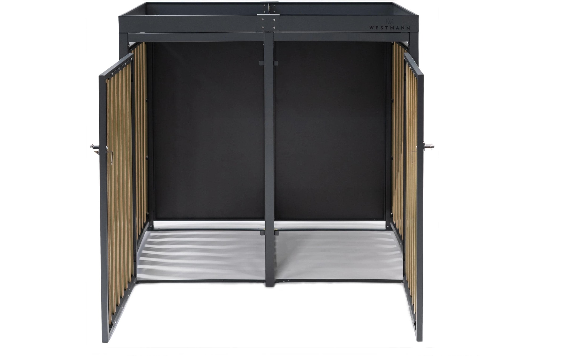 WESTMANN Boîte de jardin »WMHHWTC-62« pour 2x240 l, LxPxH : 134x84x125 cm
