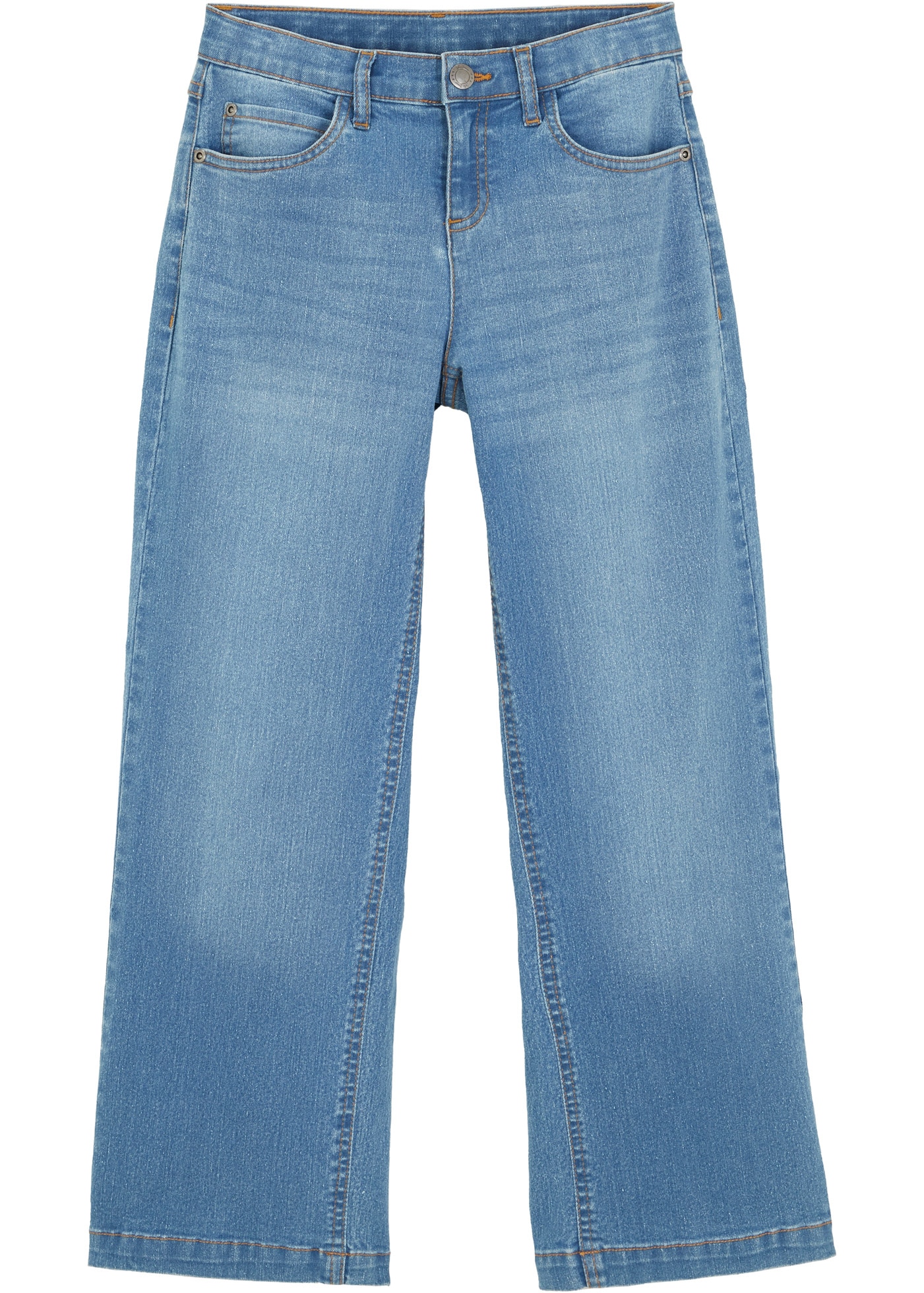 bonprix Jeans large , Wide-Leg-Jeans Mid Waist
