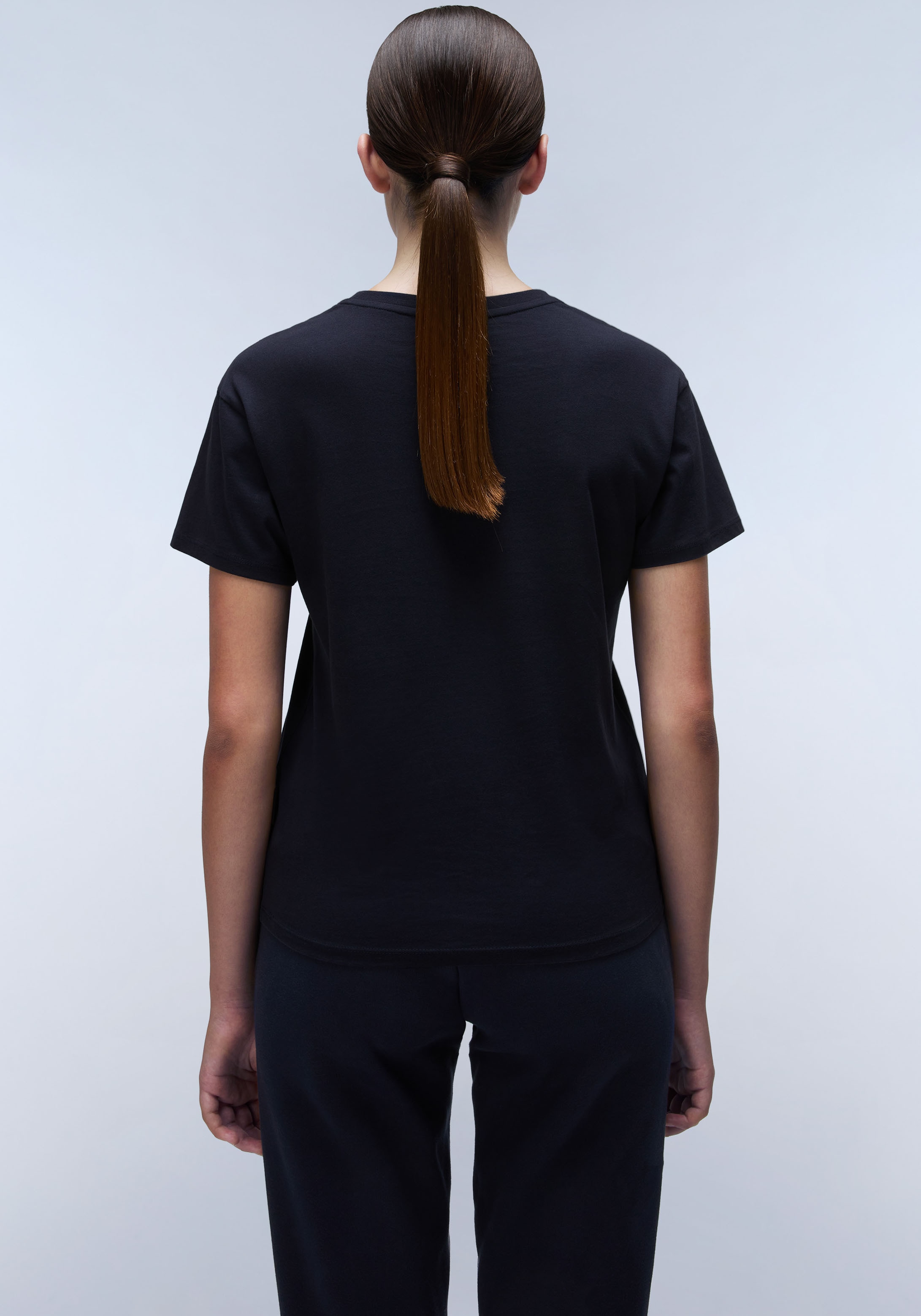 Napapijri T-shirt »S-NINA 941 BLACK BEAUTY« Mit Rundhalsausschnitt
