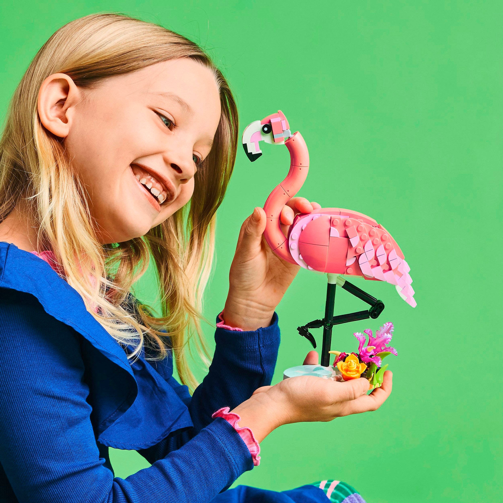 LEGO® Pions de construction »Wilde Tiere: Rosa Flamingo (31170), LEGO® Creator« Made in Europe