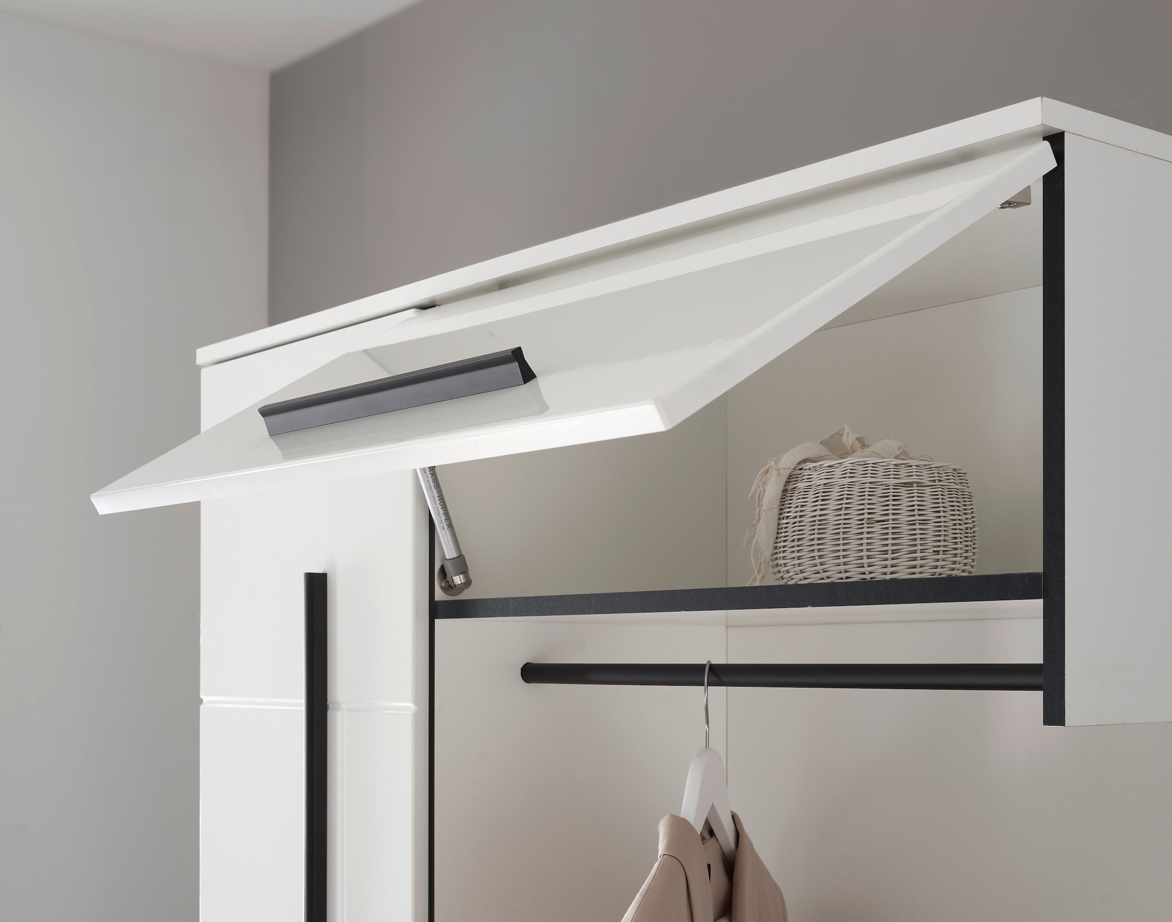 Home affaire Vestiaire compact »Cantara Flurgarderobe, modern, 2 Farben, 111 cm breit« vielseitig einsetzbar, unterschiedliche Stauraummöglichkeiten