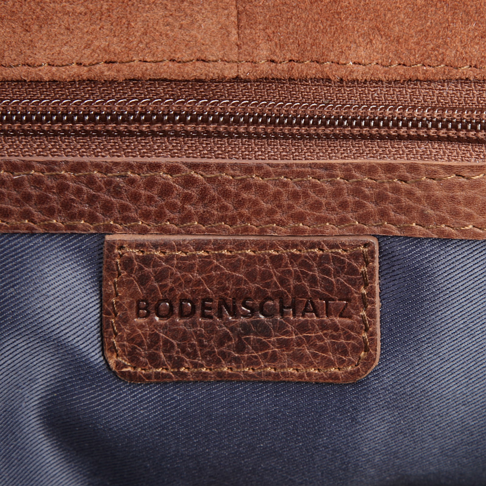 BODENSCHATZ Mallette echt Leder