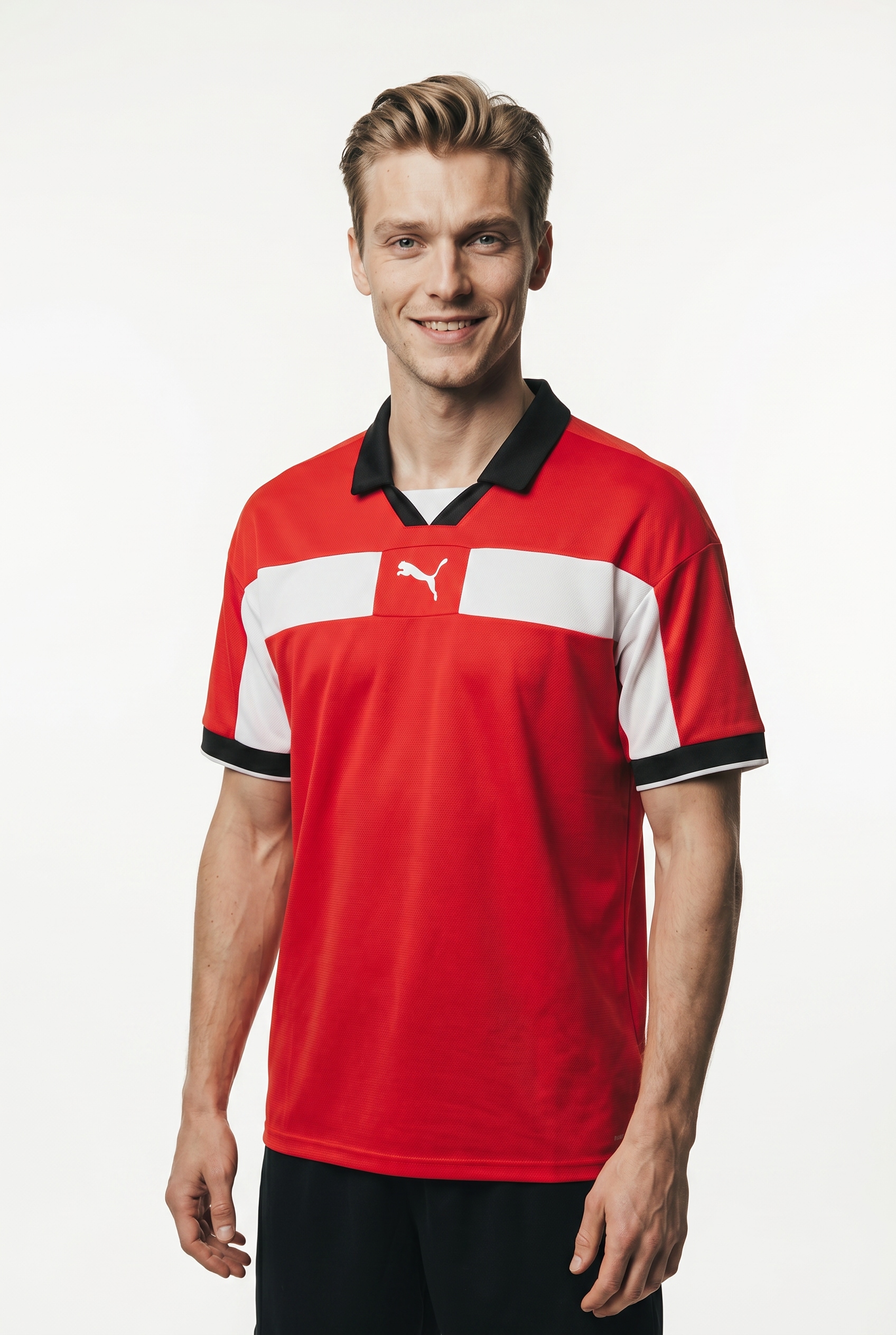 PUMA Fussballtrikot »TEAMCLASSIC MATCH JERSEY« Fussball, Kurzarm, sportlicher Stil, aus Polyester