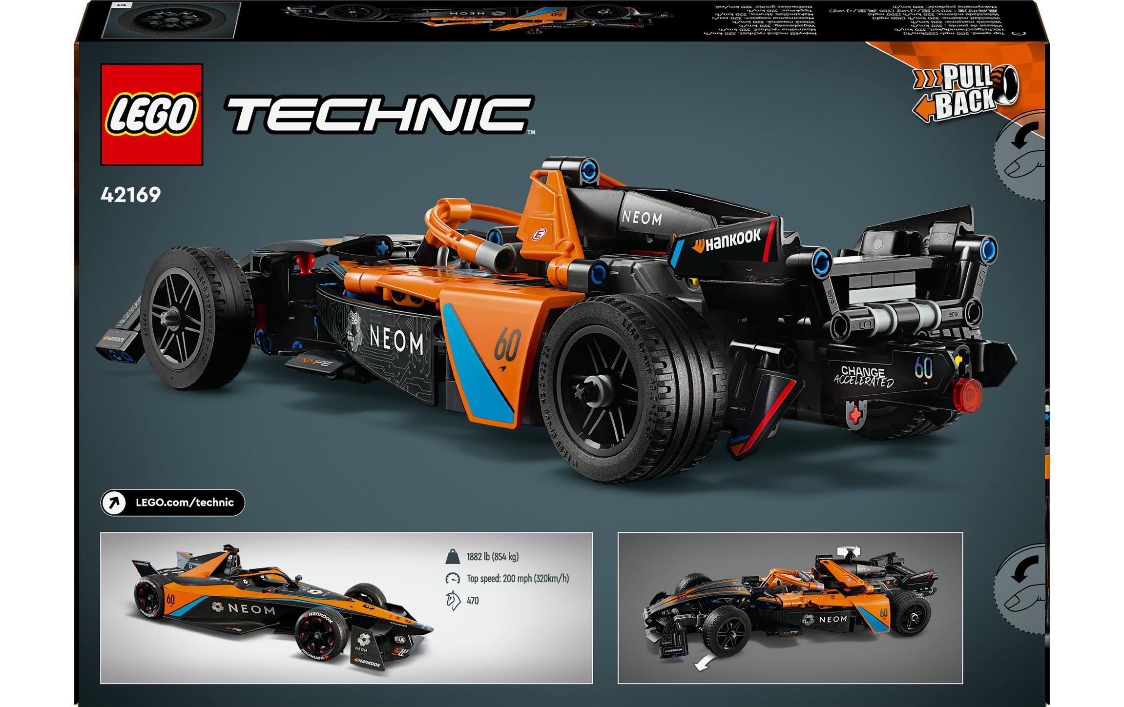 LEGO® Spielbausteine »Technic NEOM McLaren Formula E Race Car 42169«