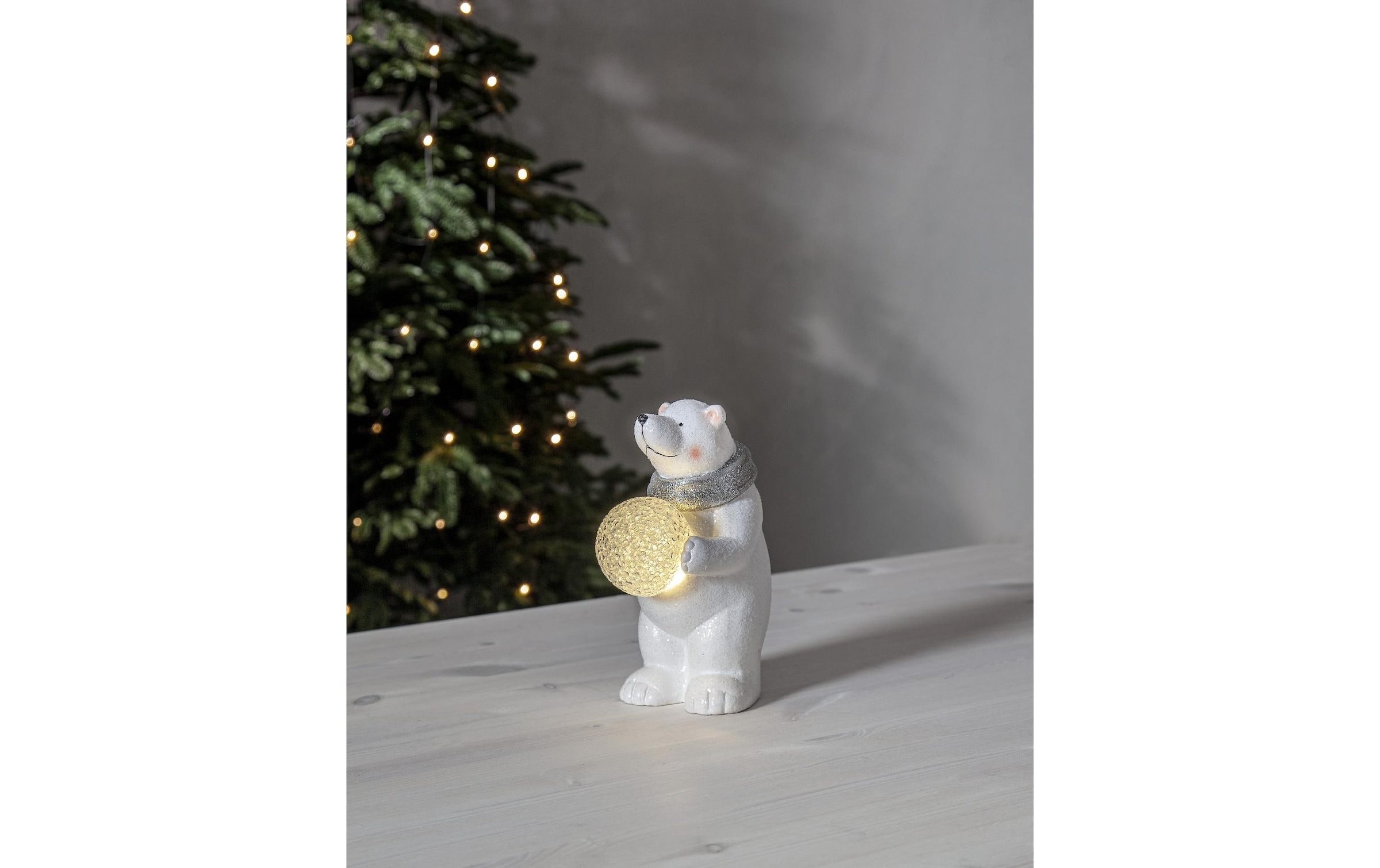 Parforce Traditional Hunting Figurine décorative LED »Polare, 45066 cm, Weiss«