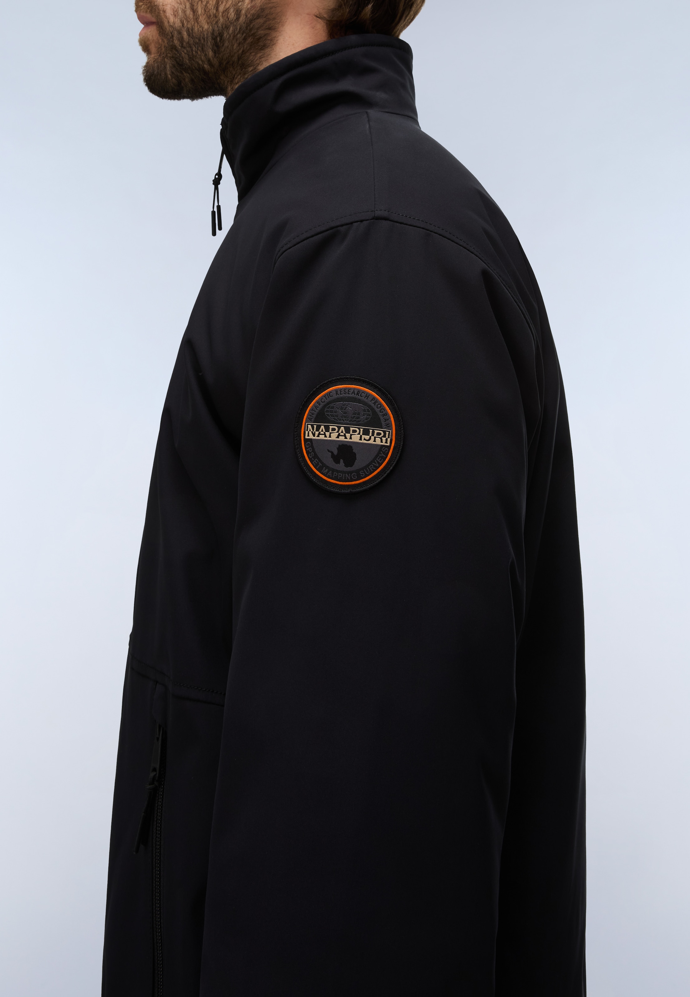 Napapijri Winterjacke »A-TUNDRA FZ STAND BLACK BEAUTY« aus Polyamid, gerader Charakter