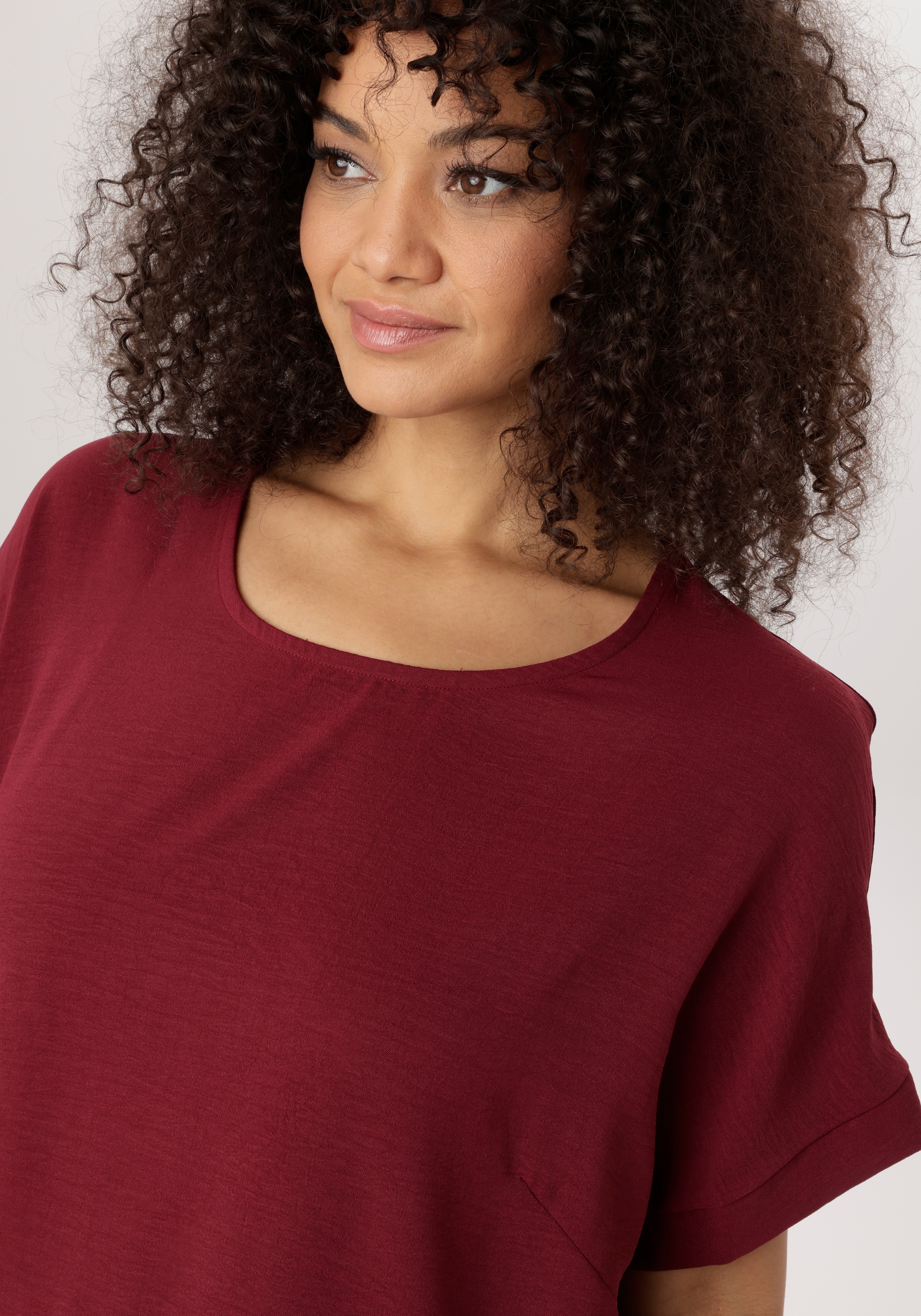 Aniston PLUS Blouse à enfiler in weicher Pique-Qualität - NEUE KOLLEKTION