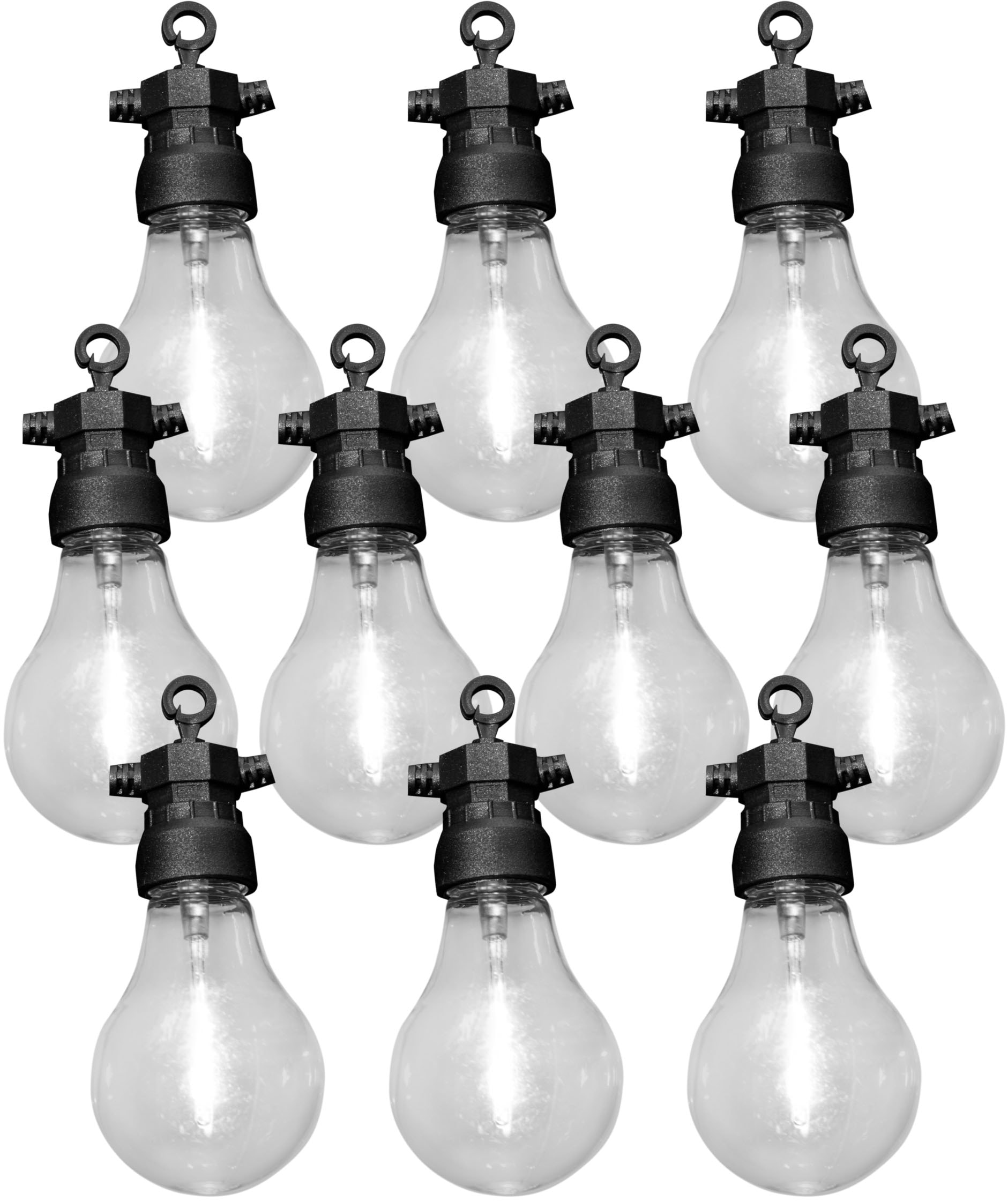LUXFORM Lichterkette »24V-Lichterkette Tahiti - mit 10x warmweissen LED« Überall aufhängbar, drinnen und draussen