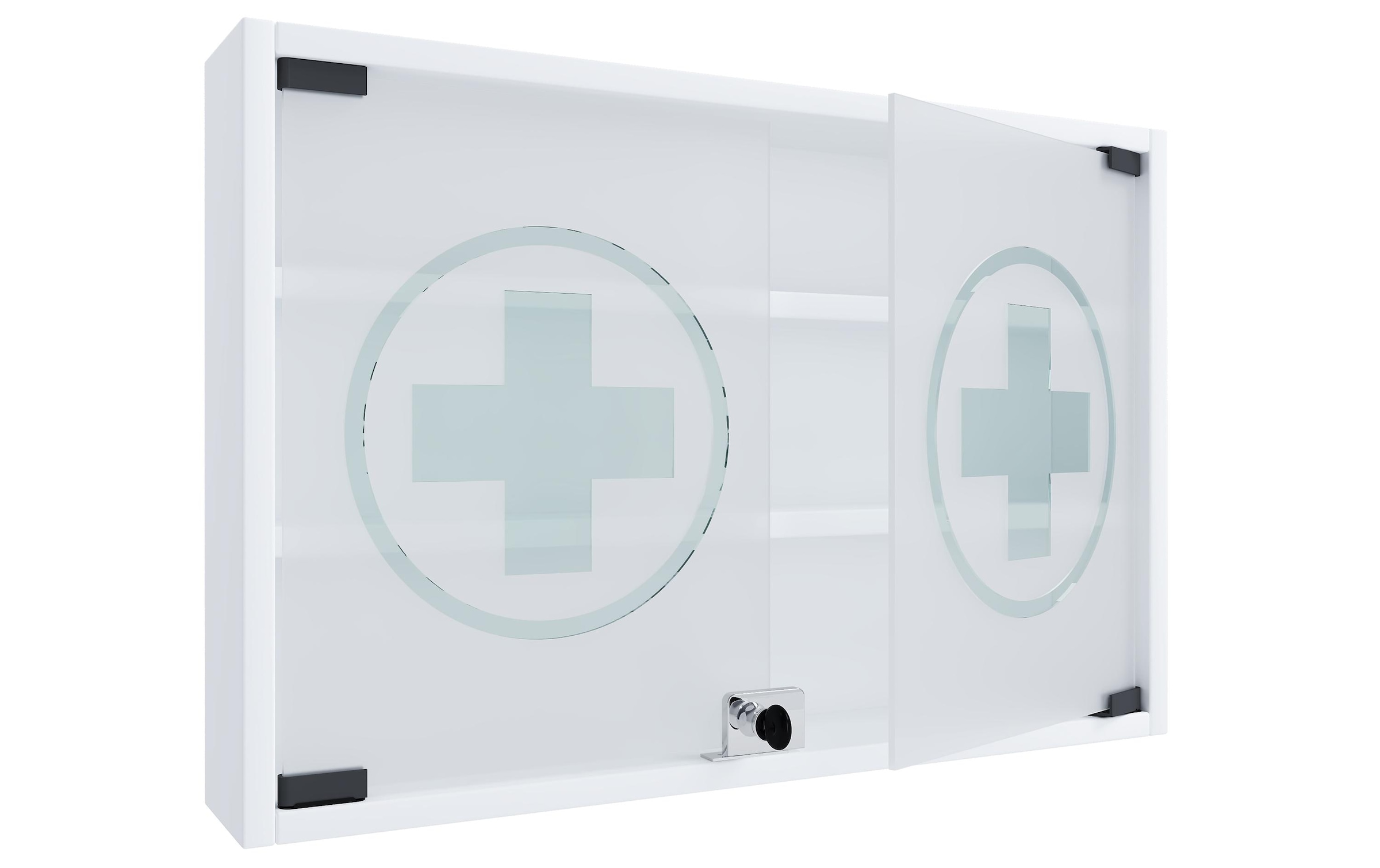 VCM Armoire à pharmacie »Erste Hilfe Schrank Hustila M 40 x 60 x 10 cm«