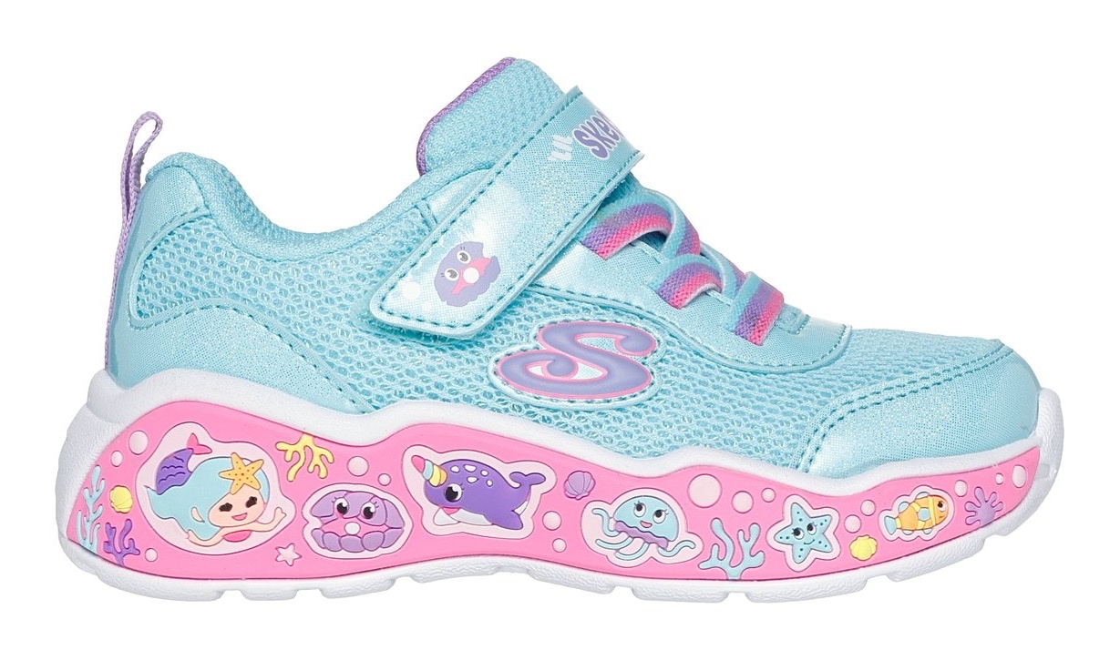 Skechers Chaussures de marche »PLAY SCENE-FUN SQUAD«  Sneaker mit bunten Motiven verziert, Grössenschablone zum Download
