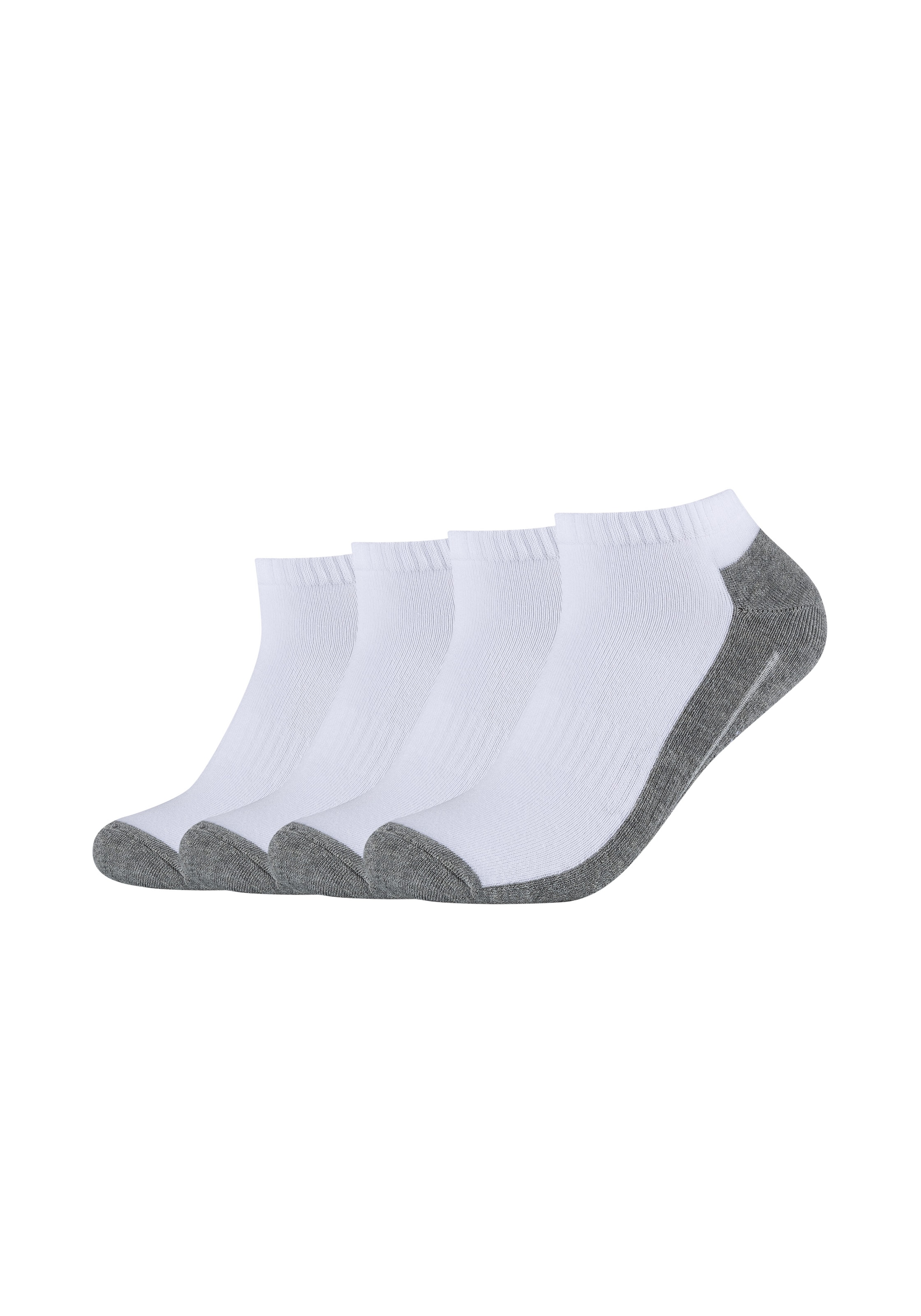 Camano Sneakersocken 4 Paar,  mit Rippenbündchen