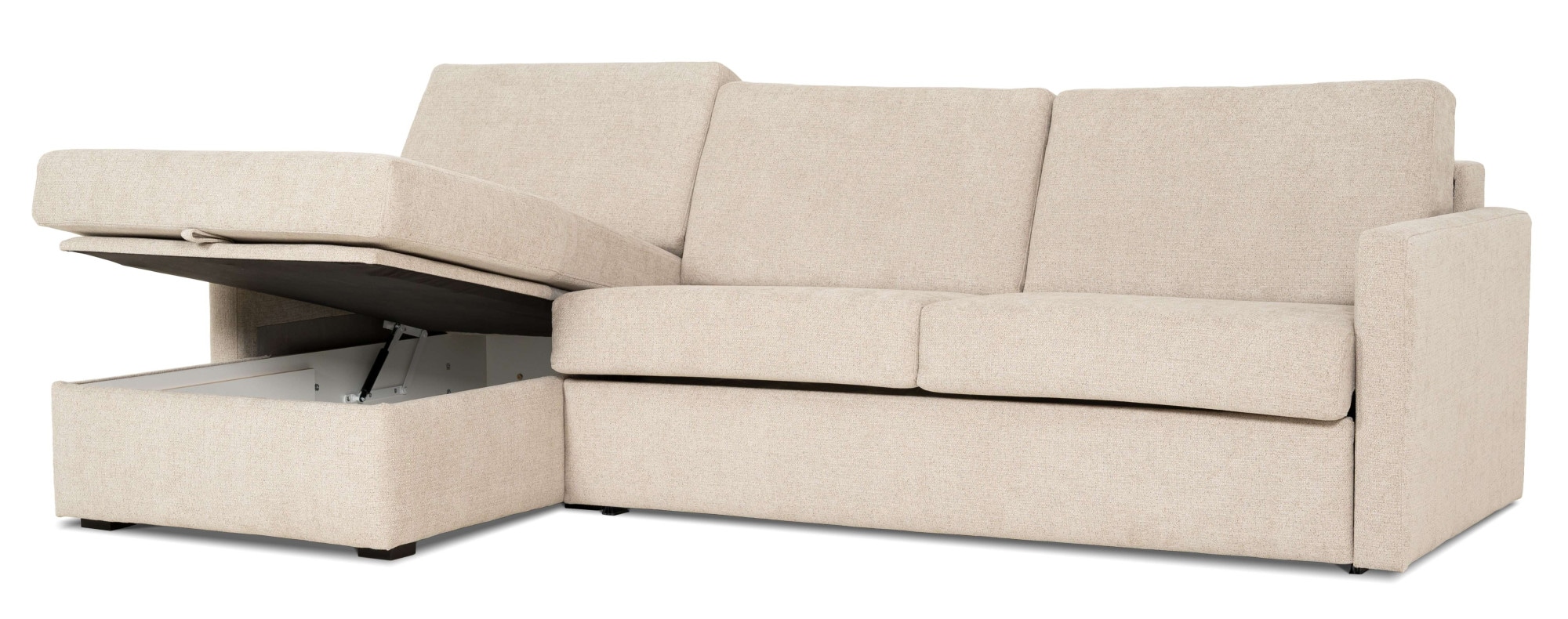 GOODproduct Schlafsofa »GOLDPOINT Ecksofa 264 cm, Liegefläche (140/200cm), L-Form« Bettfunktion, Bonell-Federkernmatratze und Dauerschläfer-Funktion