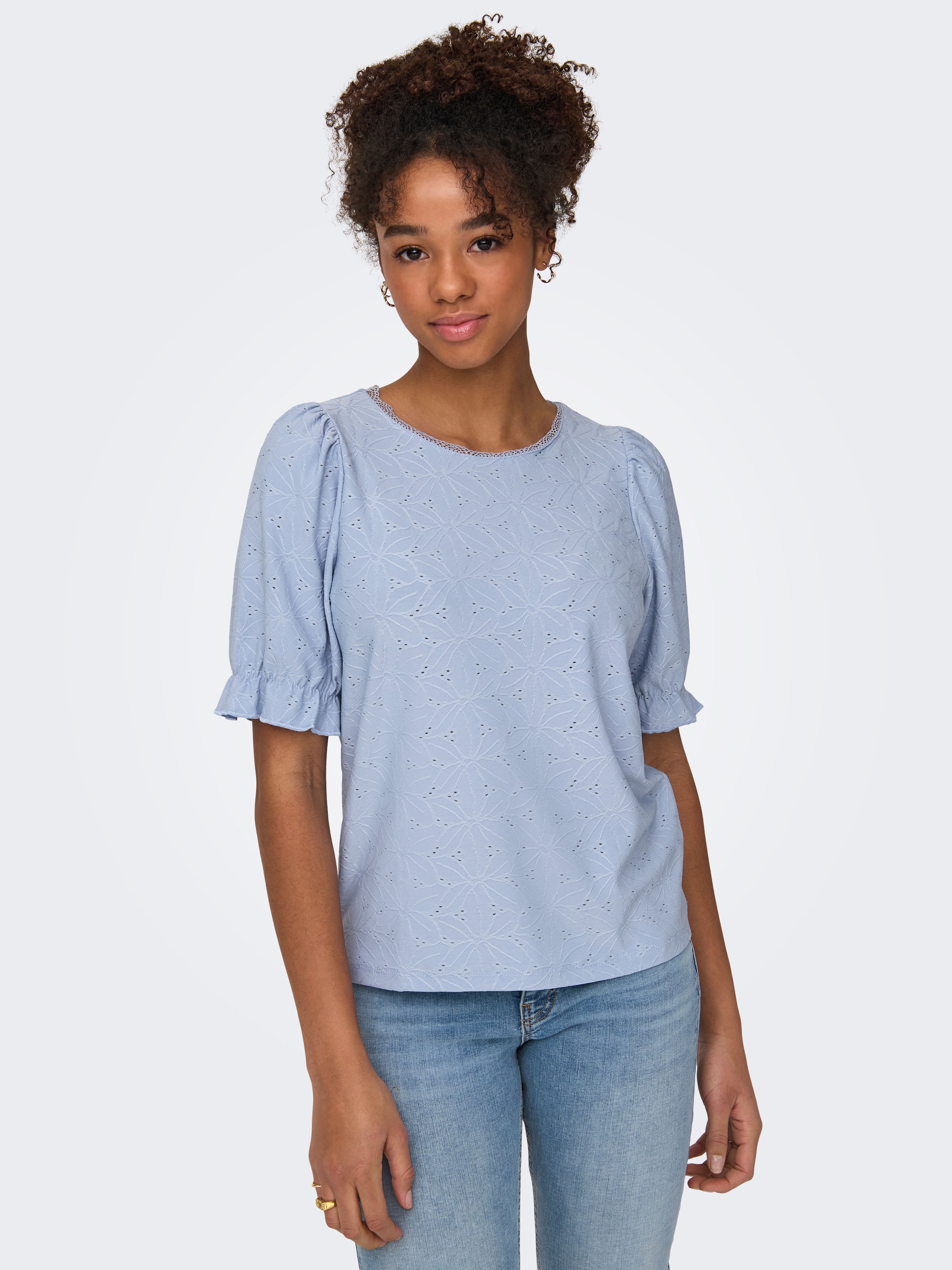 ONLY T-shirt à manches courtes »ONLNEW SMILLA LIFE S/S PUFF TOP JRS«