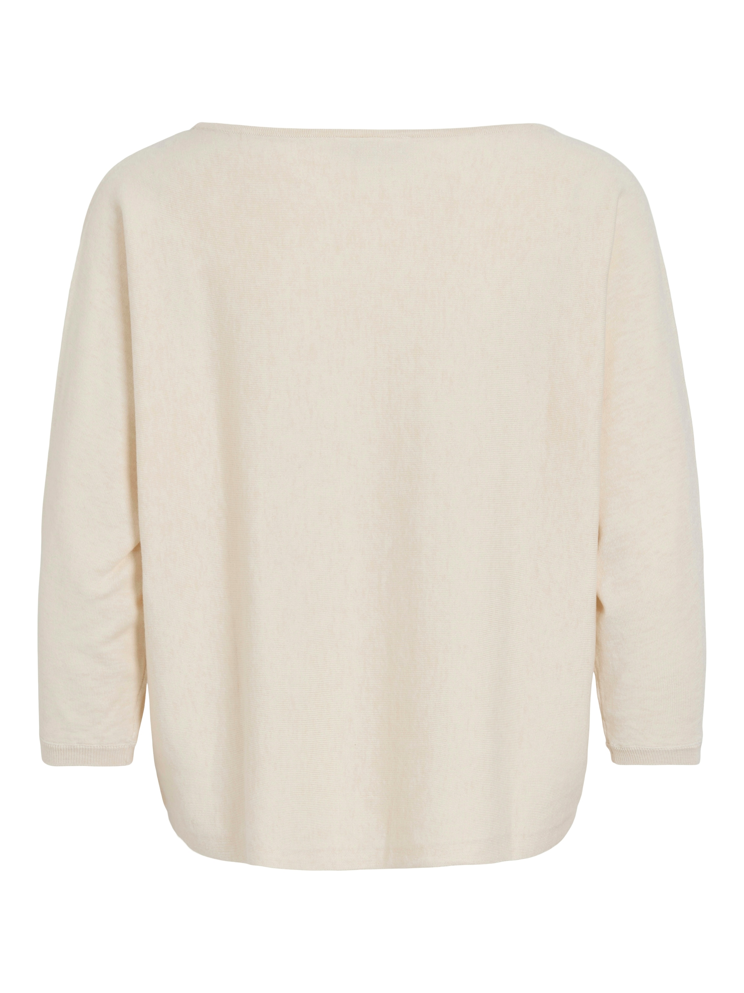 Vila Pull à manches 3/4 »VIMALU BOATNECK 3/4 SLEEVE KNIT TOP-NOOS« Materialmix, loose fit