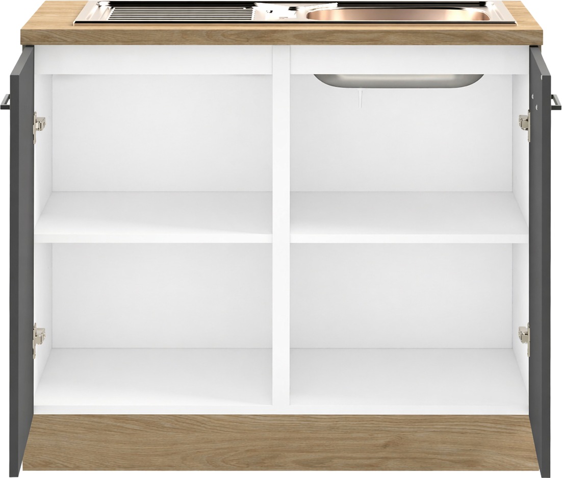 KOCHSTATION Meuble évier »KS-Kolari« 1 cuis tlg. Masse (B/T/H): 100,1 x 60 x 88 cm