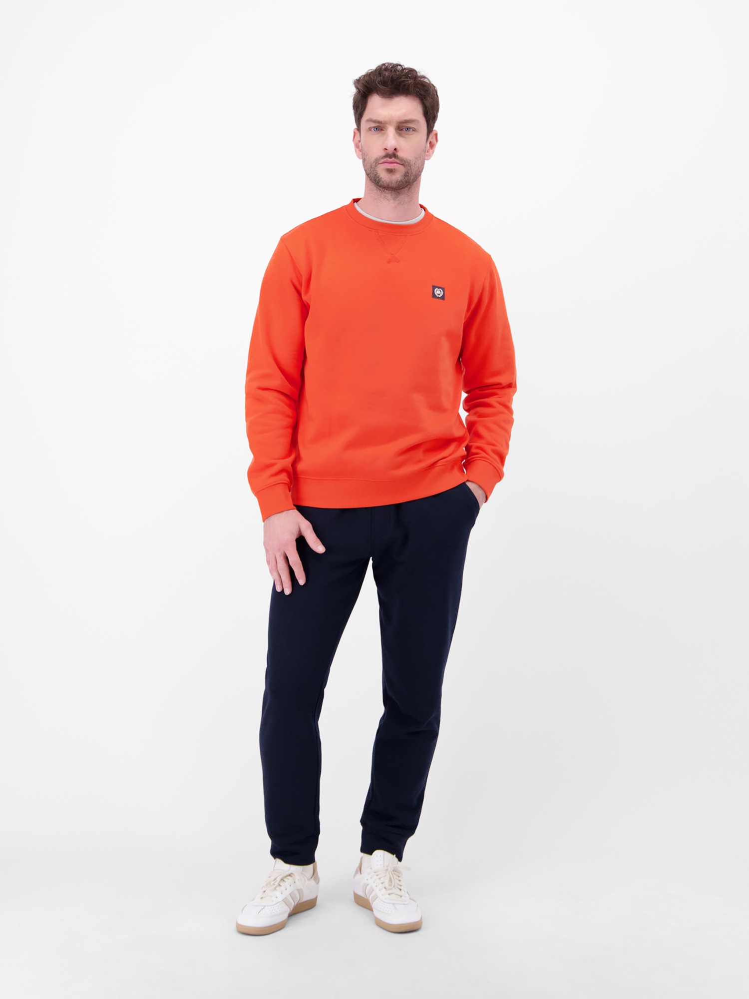 LERROS Sweatshirt »Urbaner Sweatshirtstyle, weiche Haptik«, Unifarbenes Herren‑Sweatshirt, hoher Tragekomfort, REGULAR FIT
