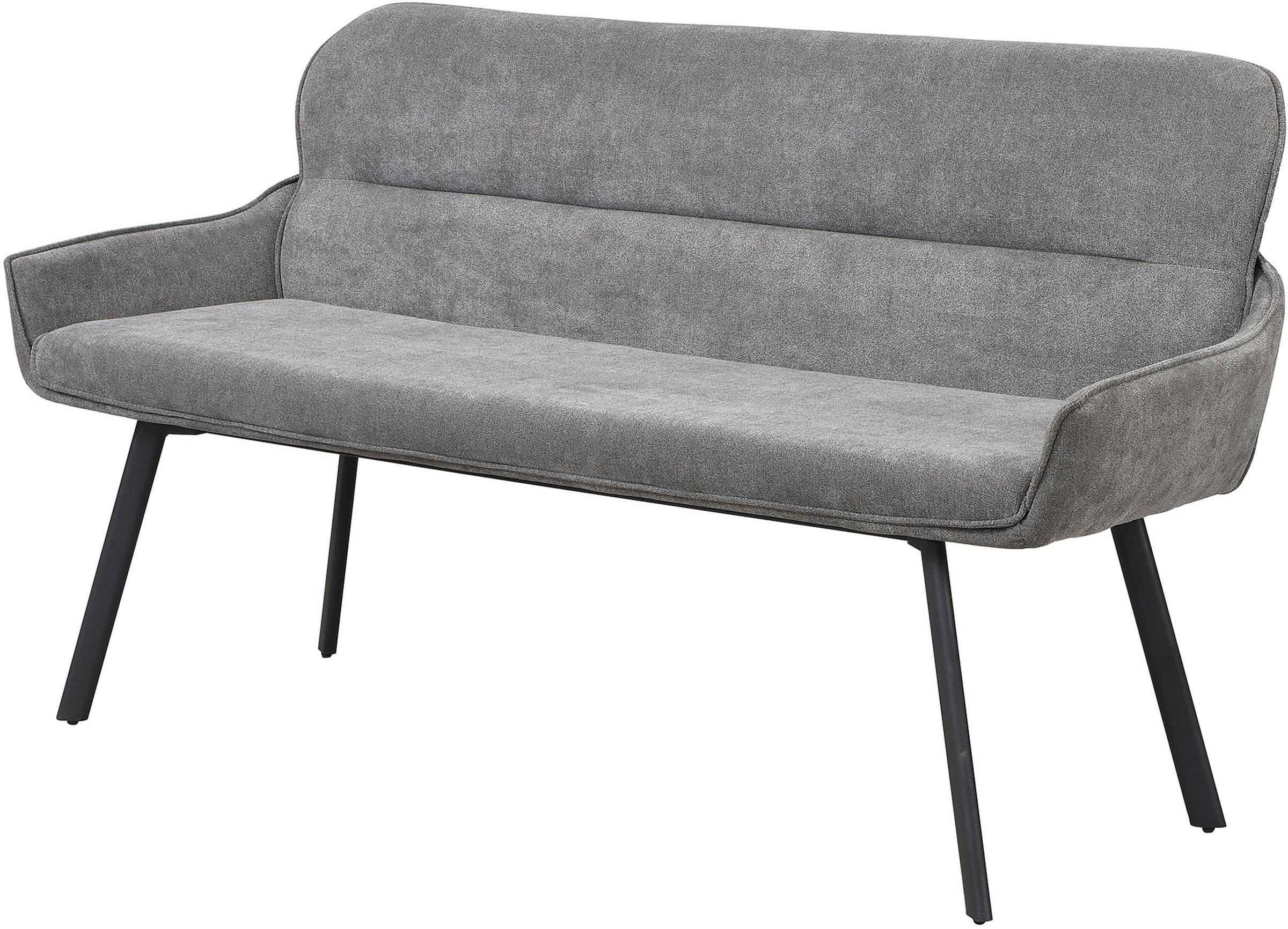 byLIVING Banc »Rico« 1 cuis tlg. gemütliche Esszimmerbank in 140 oder 160cm, hochwertiger Stoffbezug