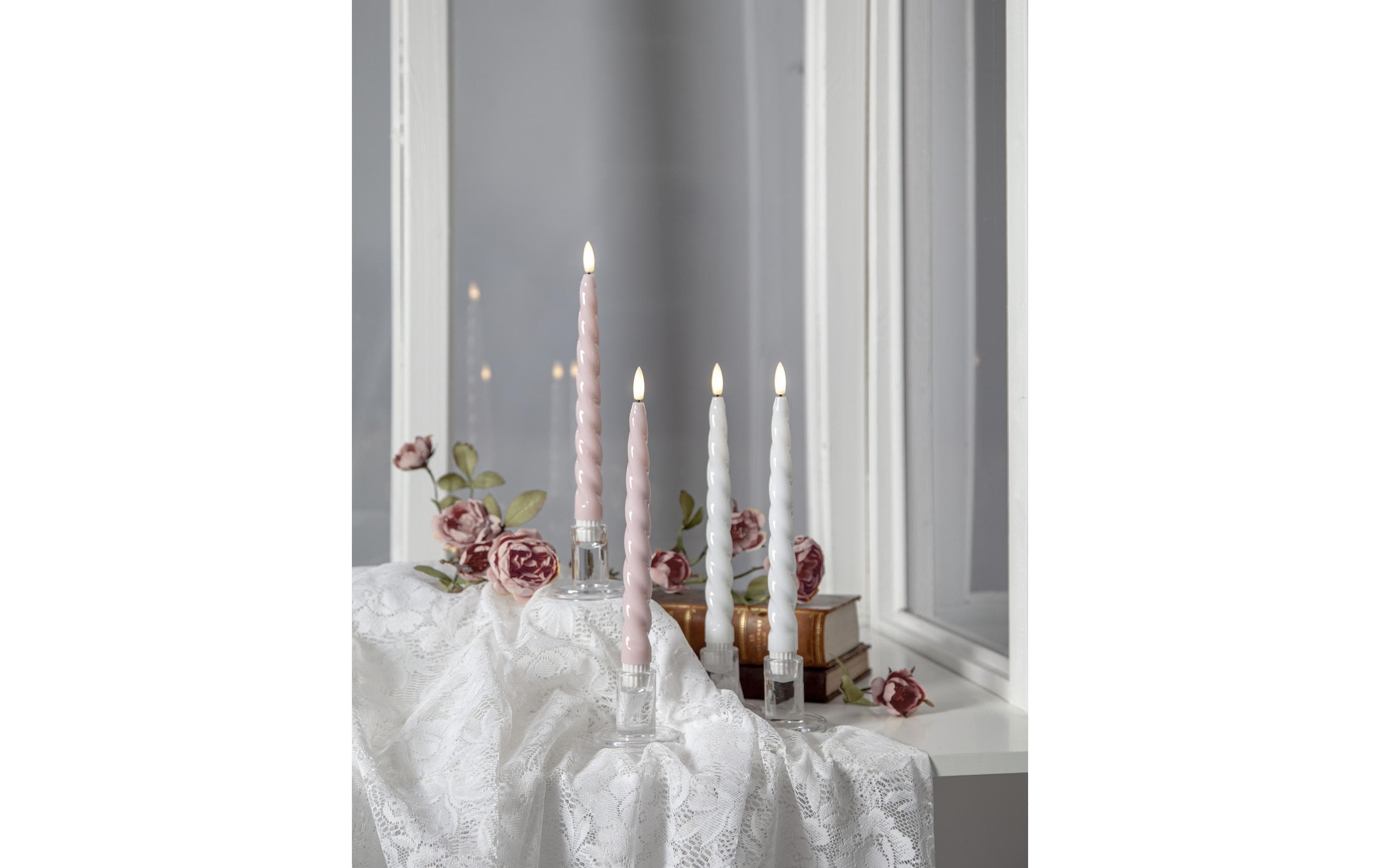   Bougie LED »Star Trading LED-Stabkerzen Set Flamme Shine, 24.5 cm«