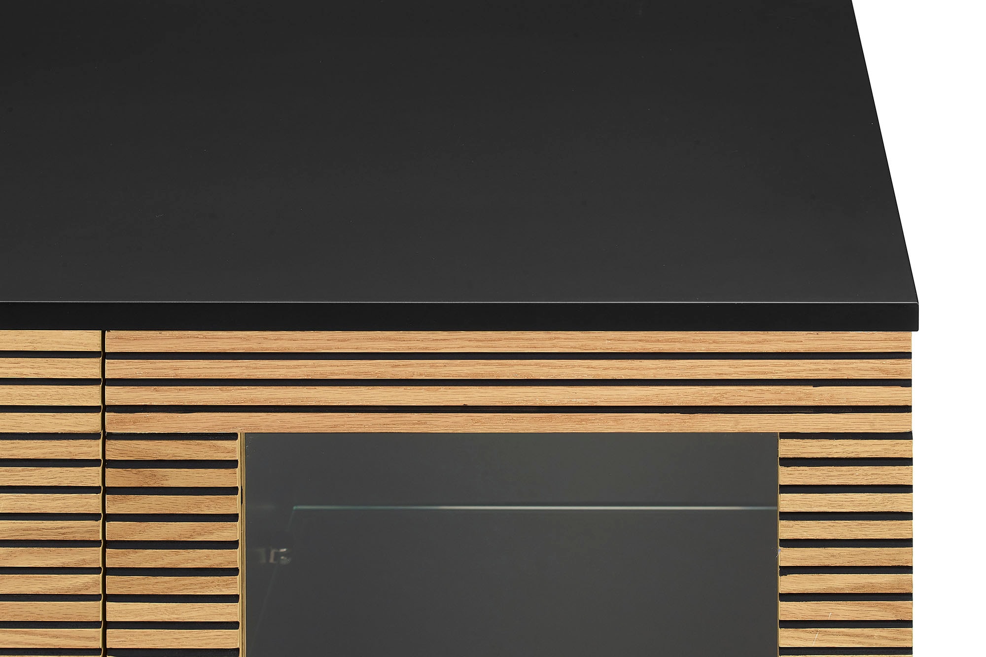 SalesFever Vitrines »Torsby Designer Vitrine in edler Optik« Eiche Echtholzfurnier