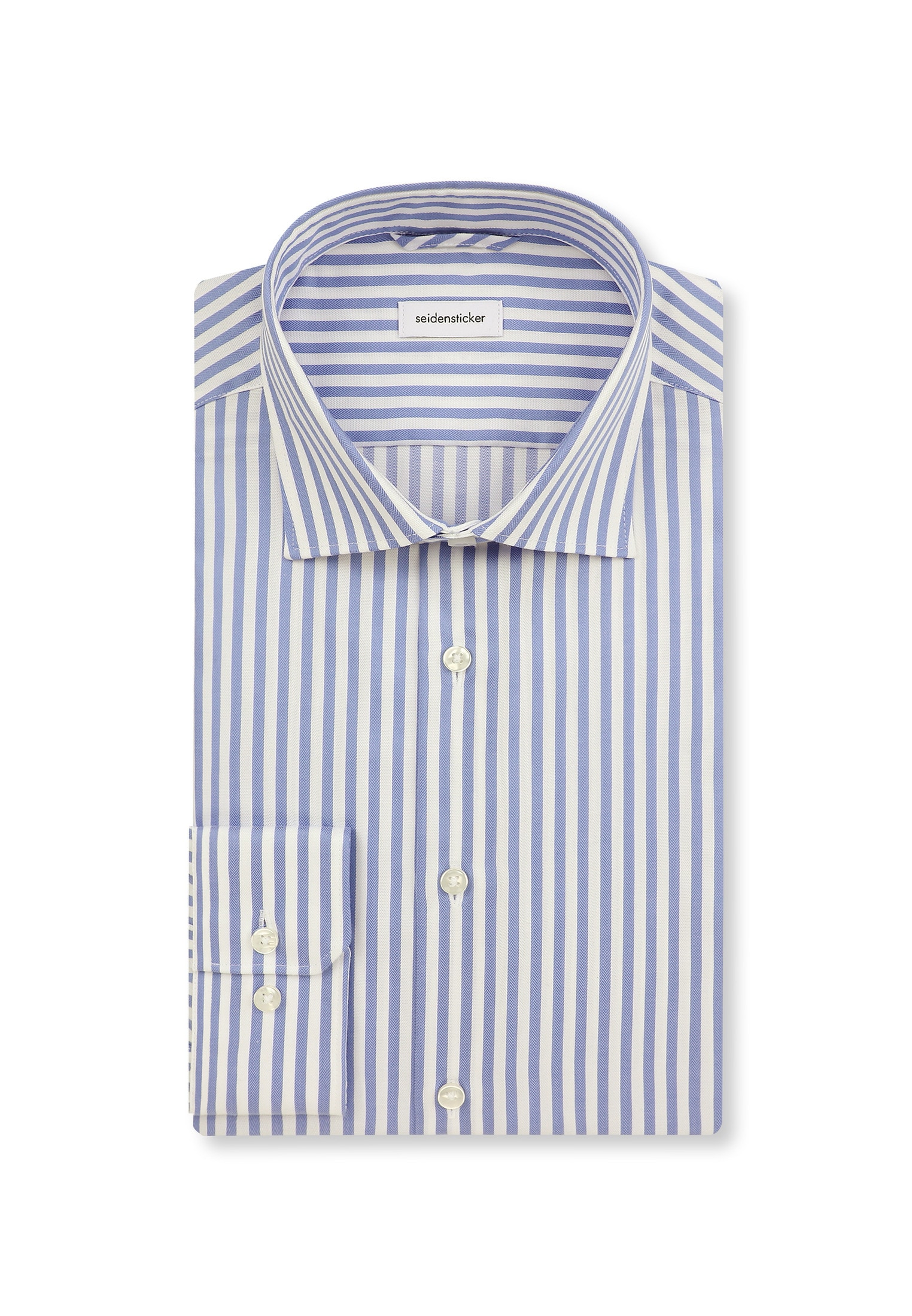 seidensticker Businesshemd »Schwarze Rose« Comfort 1/1 Kentkragen Gestreift