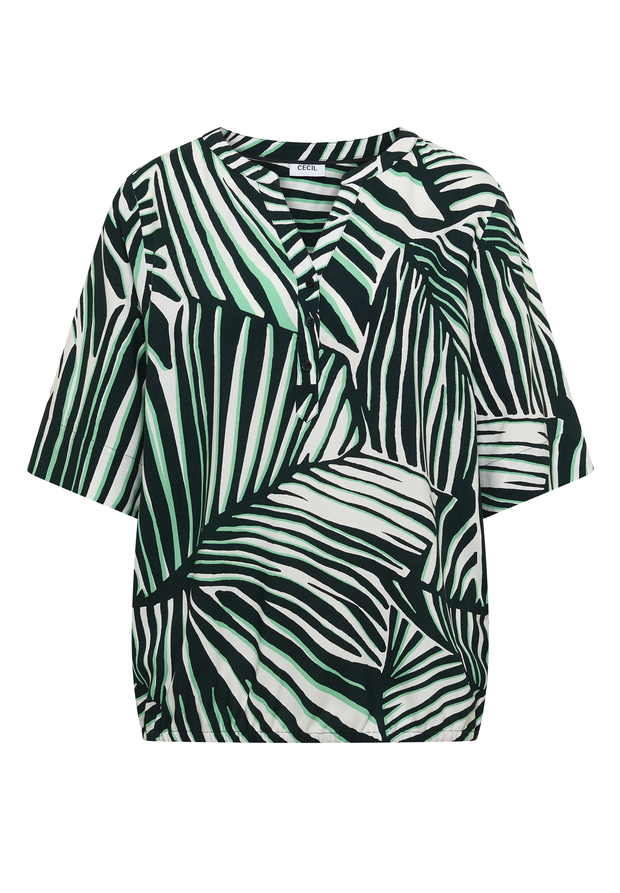 Cecil Blouse à pression Blouse d'été avec motif graphique / style tunique