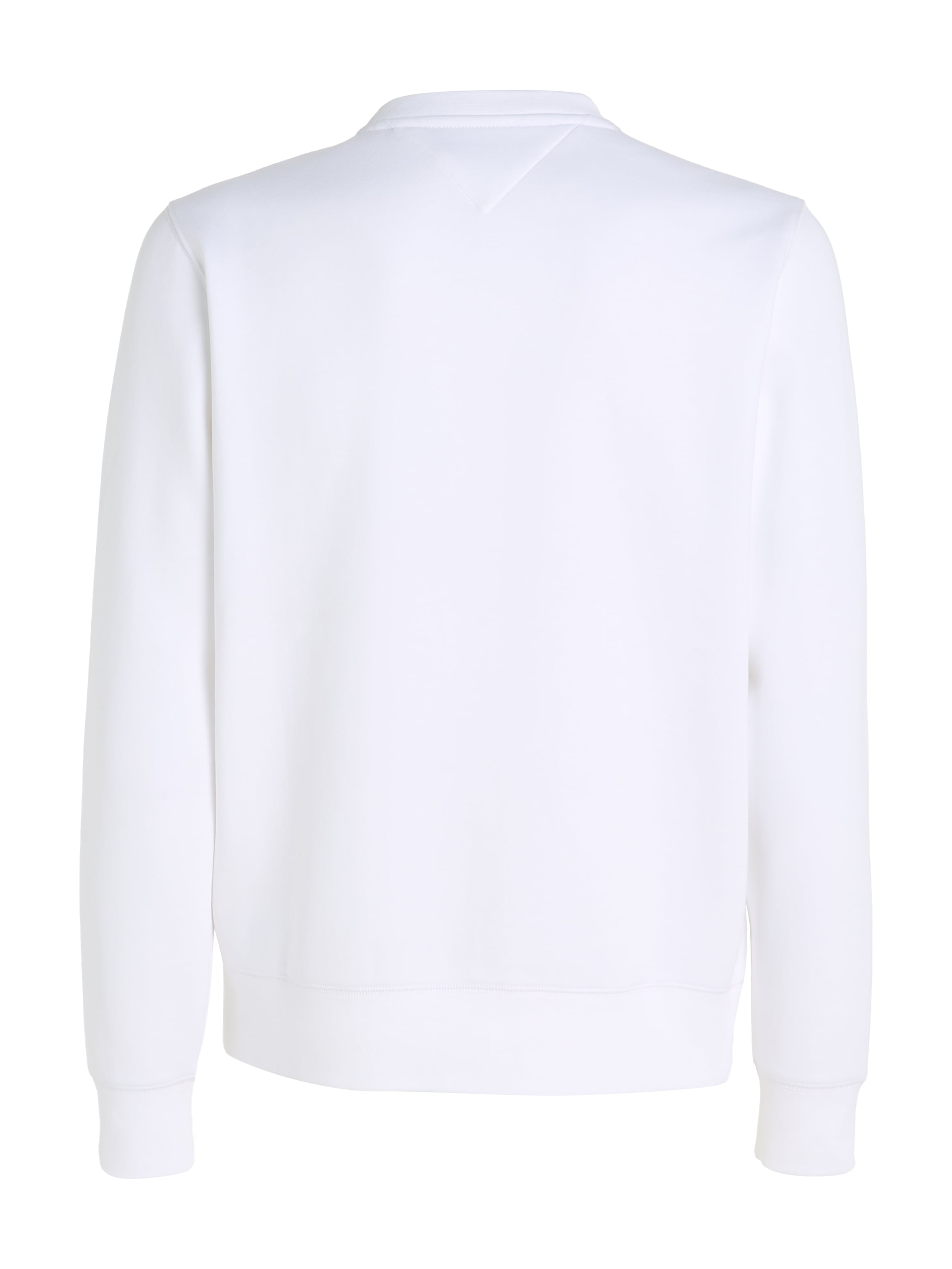 Tommy Hilfiger »TOMMY LOGO SWEATSHIRT mit Rundhals und Stickerei«, unifarben, casual, regular fit, Baumwollmix, Rundhals
