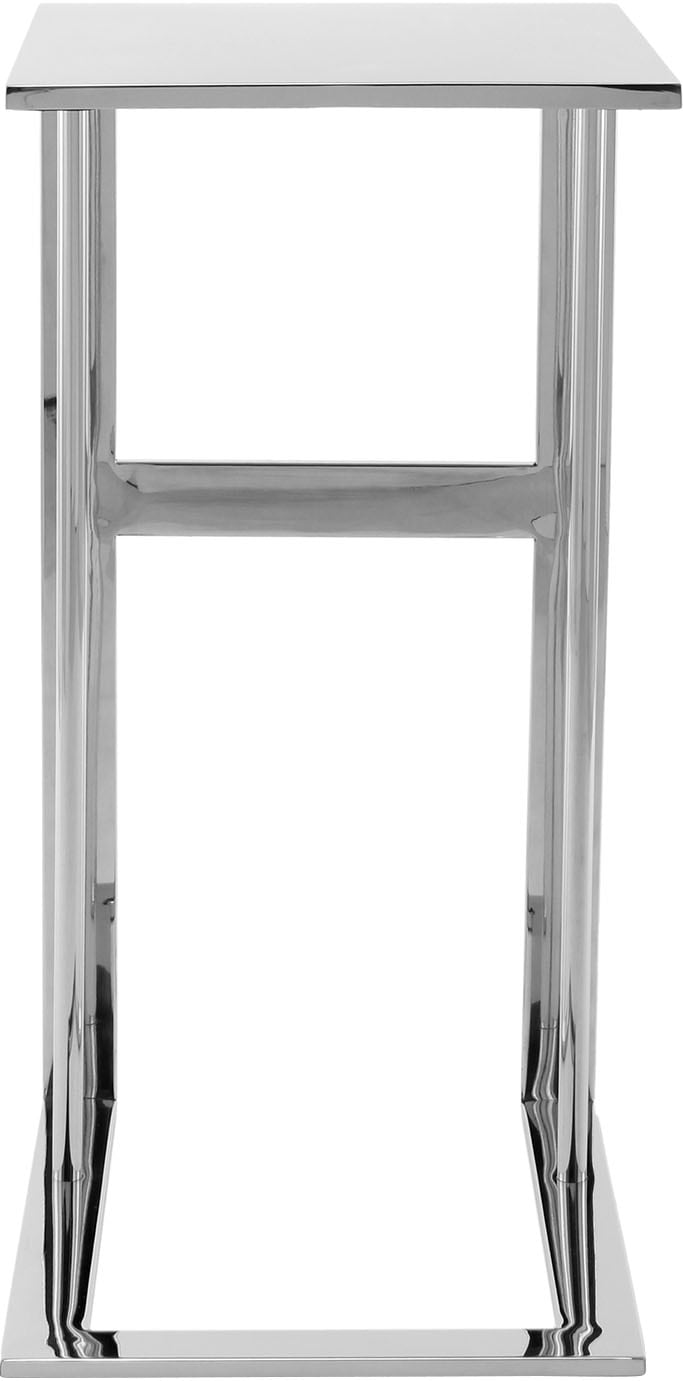 Kayoom »Sten 125, Minimalistischer Stil, Gefertigt aus 100 % Edelstahl« 1 Stk. tlg. Minimalistischer Beistellisch in C-Form aus Edelstahl