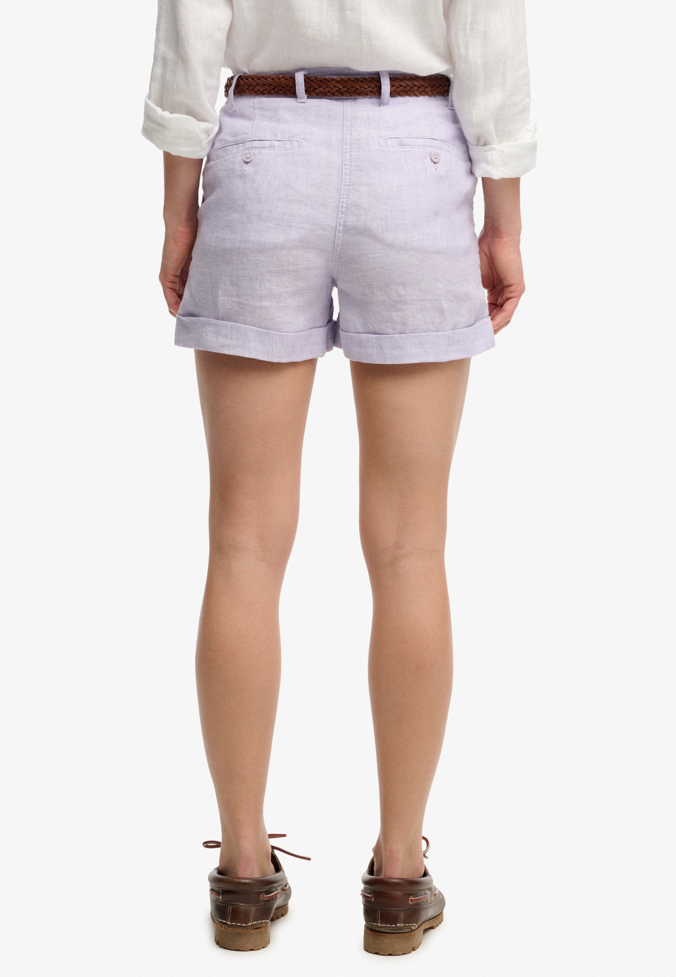 Superdry Short »MID RISE LINEN SHORT«  en 100% lin