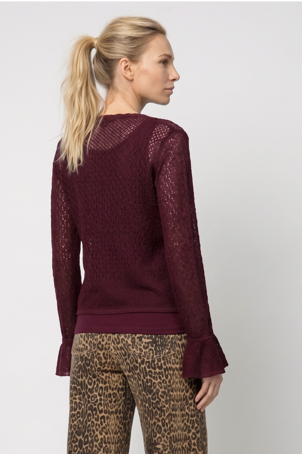 Monari Cardigan »Jacke Volants« Regular fit mit Volants