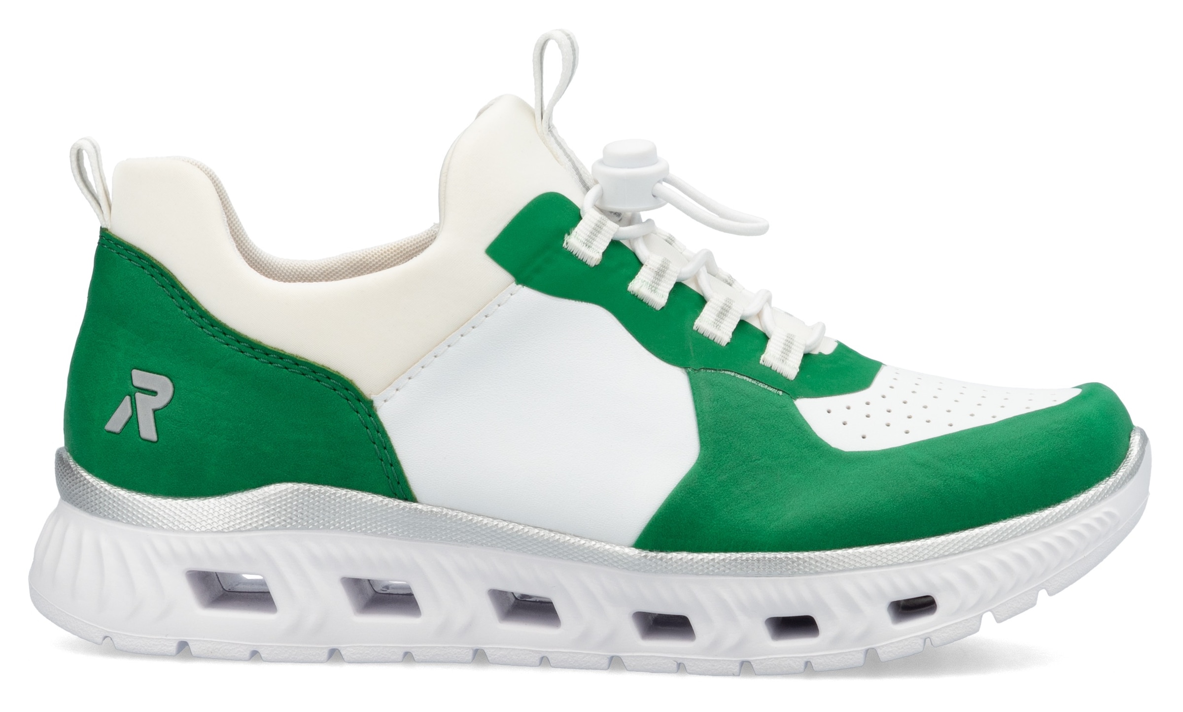 RIEKER Sport Baskets slip-on »vegan«  , chaussure à enfiler, chaussure basse, chaussure de loisirs avec fermeture rapide