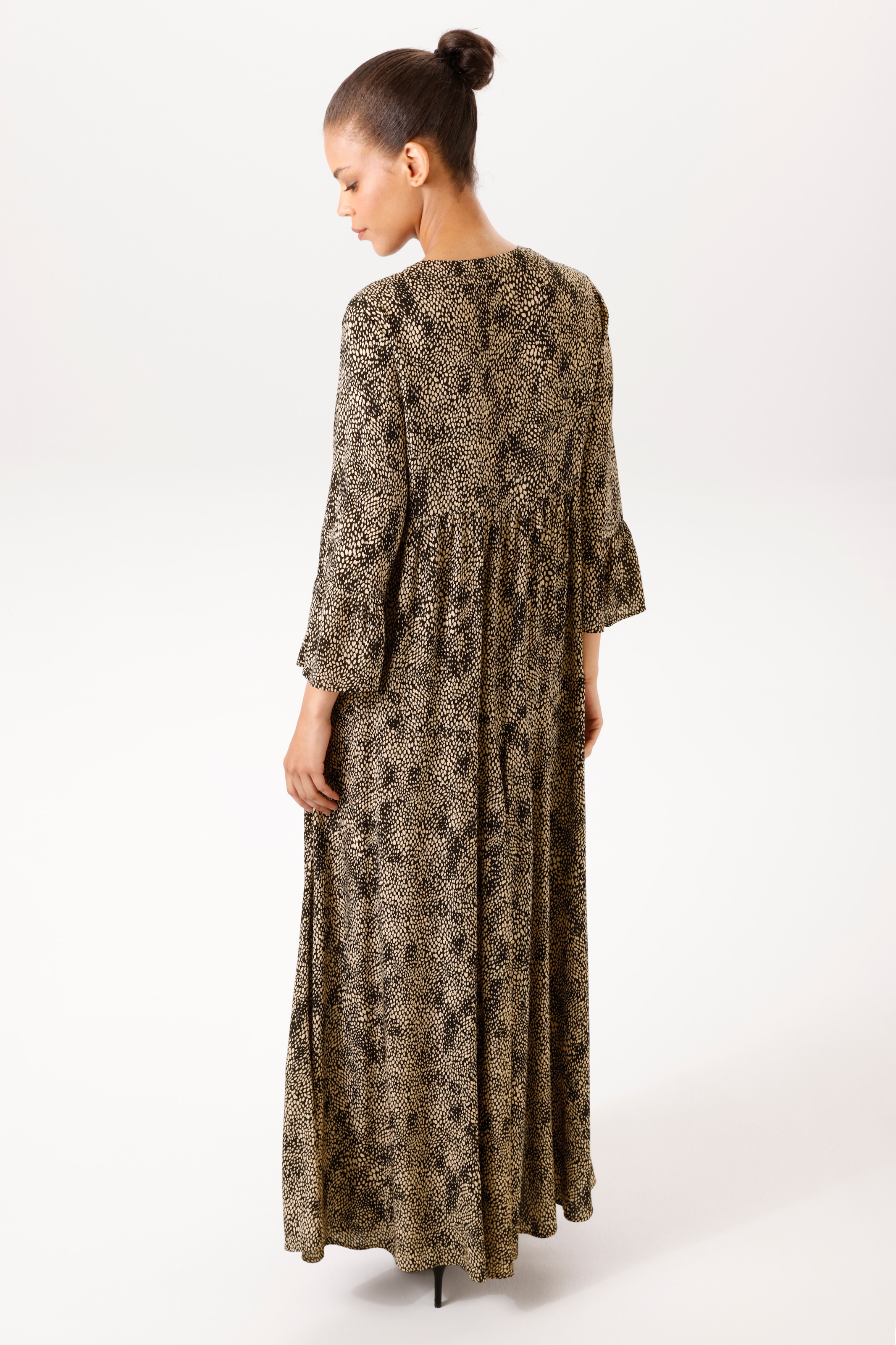 Aniston CASUAL Maxikleid mit grafischen Alloverdruck - NEUE KOLLEKTION