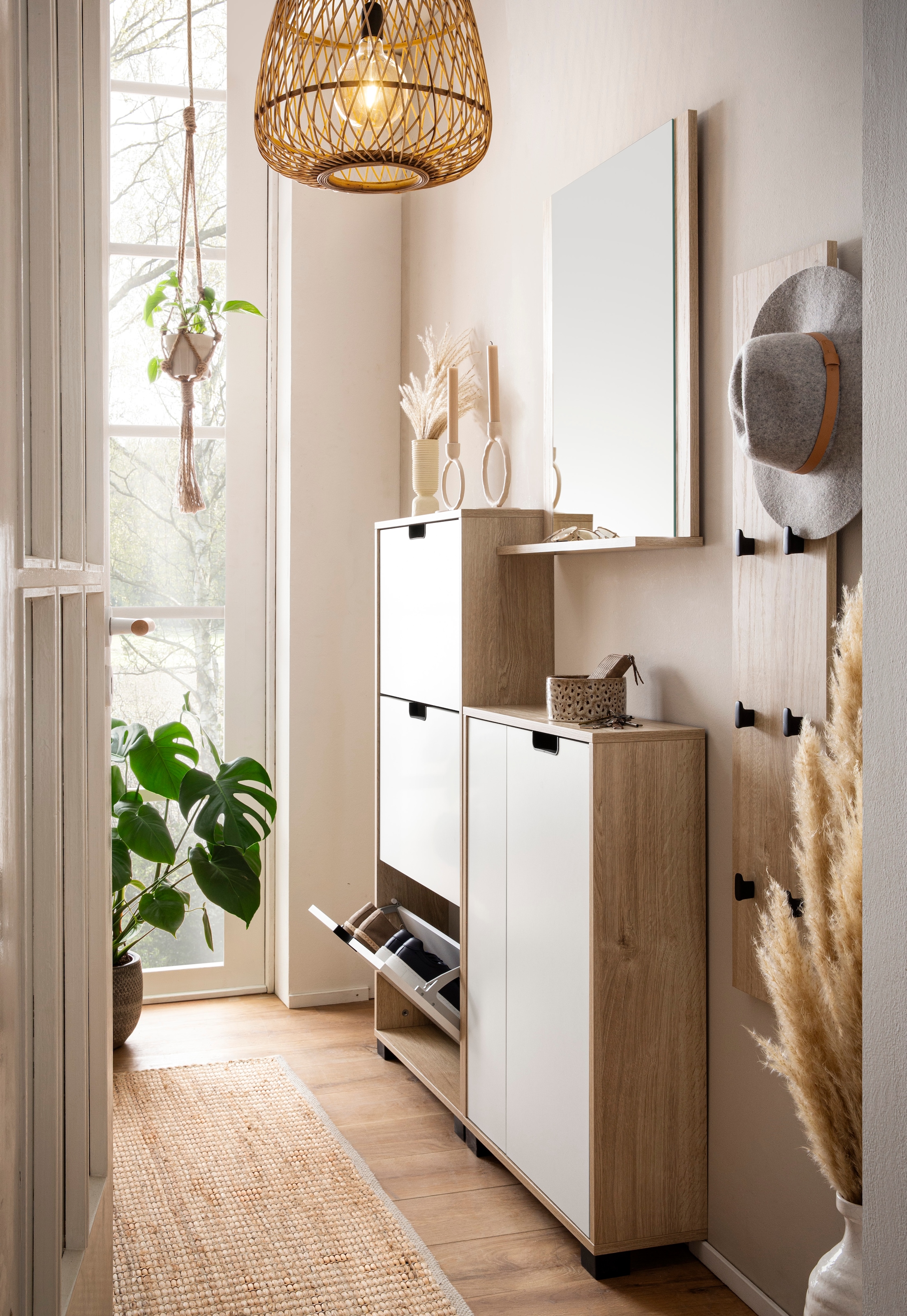 Schildmeyer Armoire de rangement »Emmik, Breite 60 cm, platzsparend, verstellbare Einlegeböden« Made in Germany