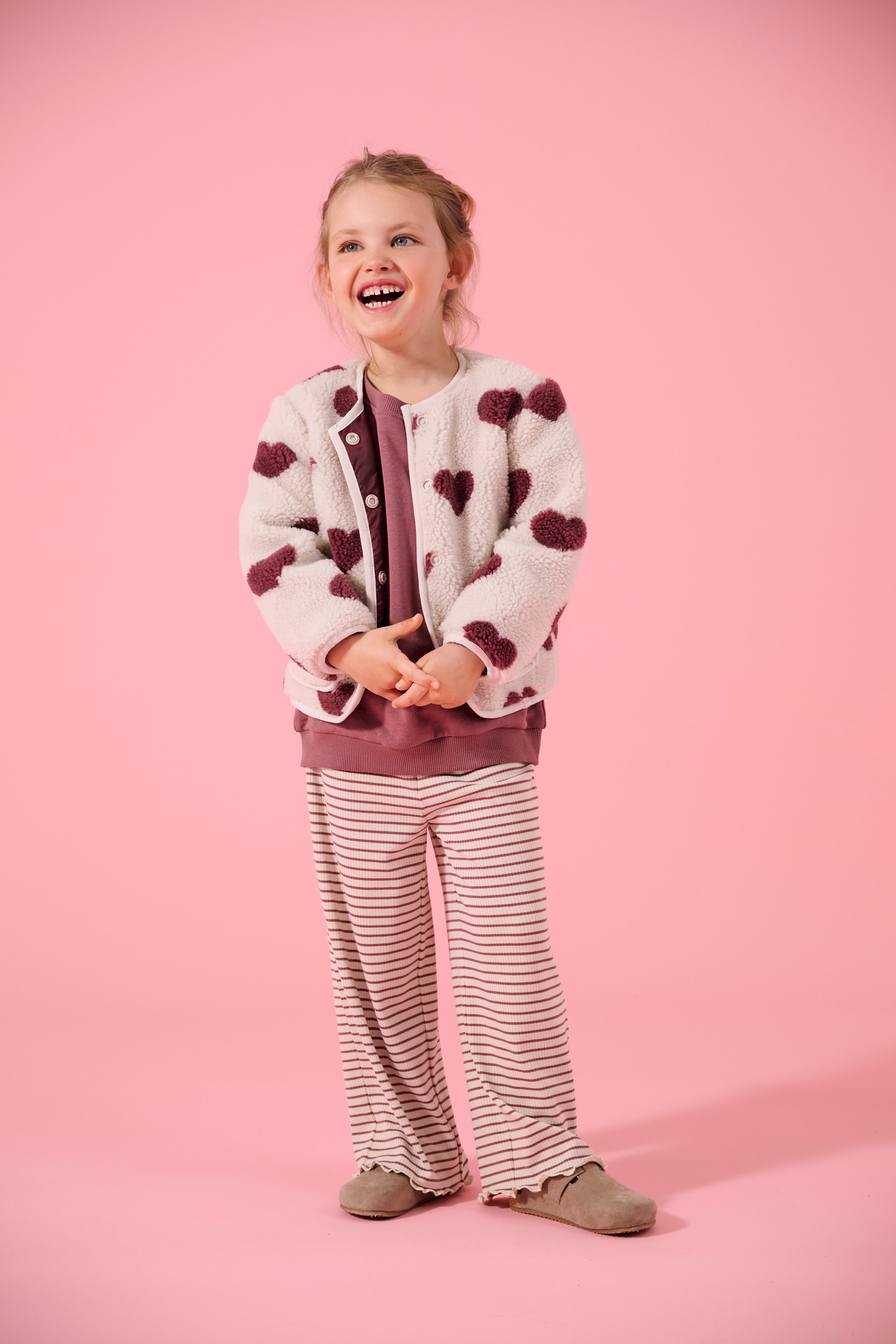 KIDS ONLY Jerseyhose »KMGMAUDE LIFE STRIPE WIDE PANT JRS NOOS«
