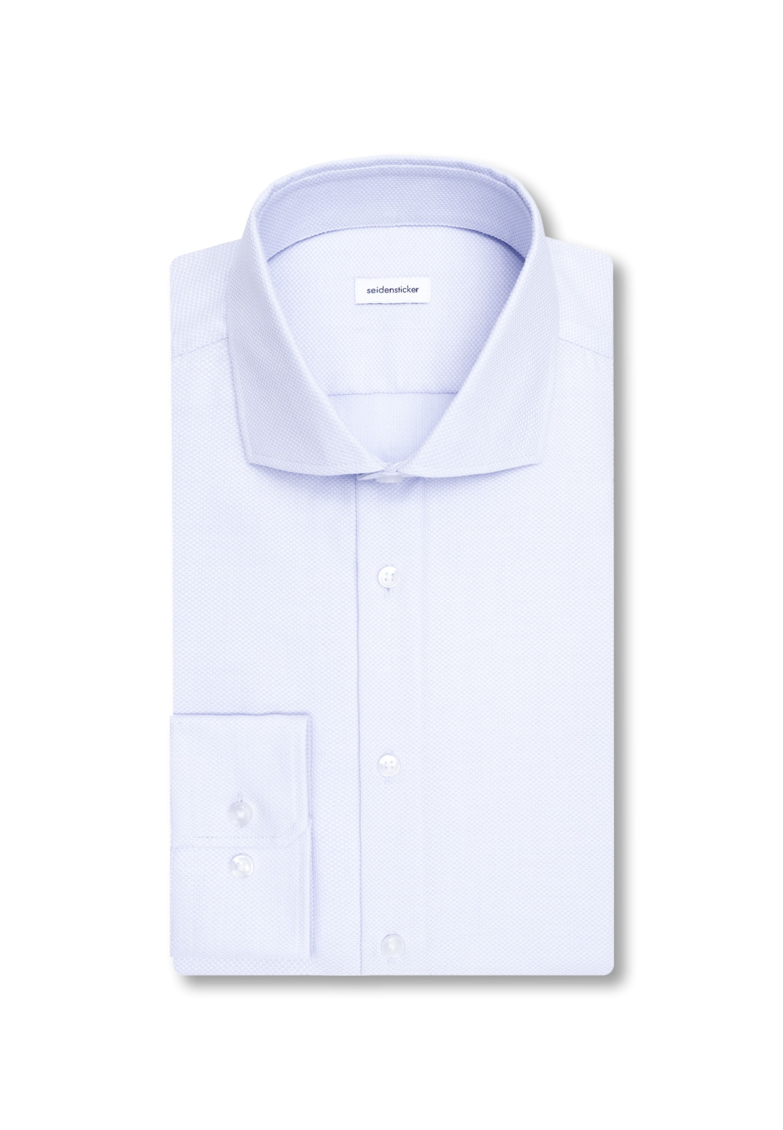 seidensticker Chemise d'affaires »Schwarze Rose« Slim 1/1 Kentkragen Struktur