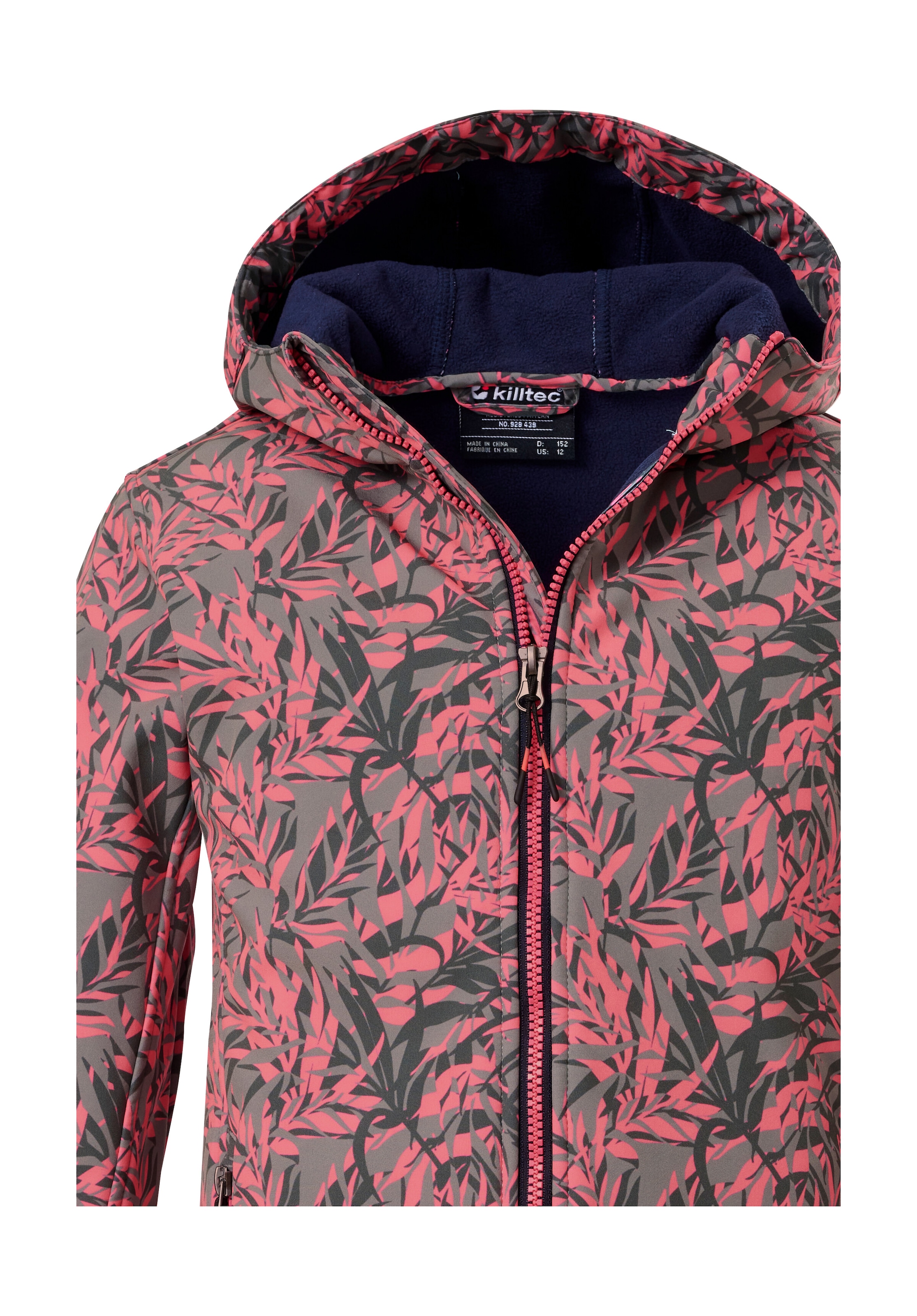 Killtec Veste softshell »Mädchen Softshelljacke Print« Wasserdicht, windabweisend, atmungsaktiv, modischer Print