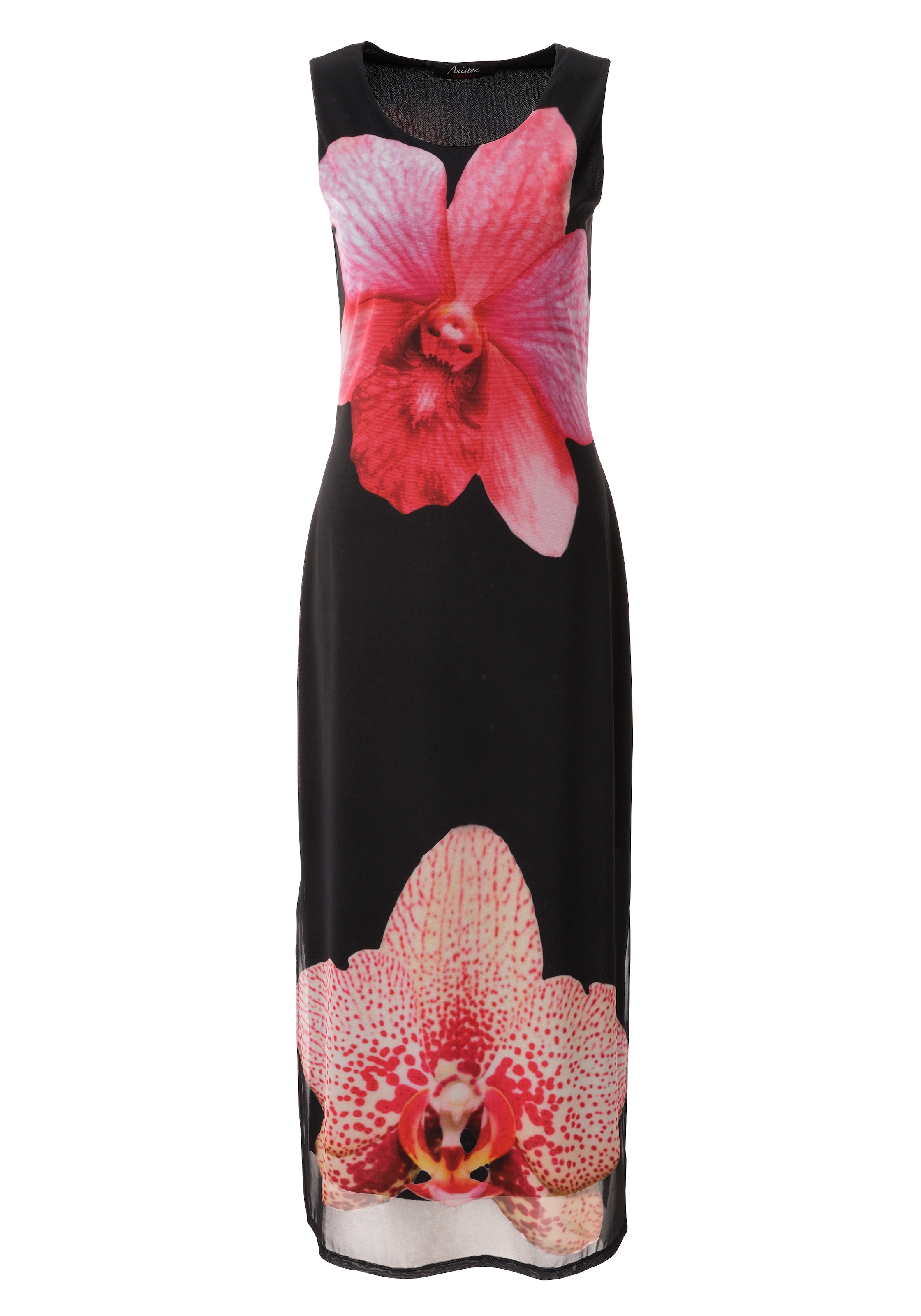 Aniston CASUAL Robe d'été mit grossflächigen Batikblüten bedruckt - NEUE KOLLEKTION