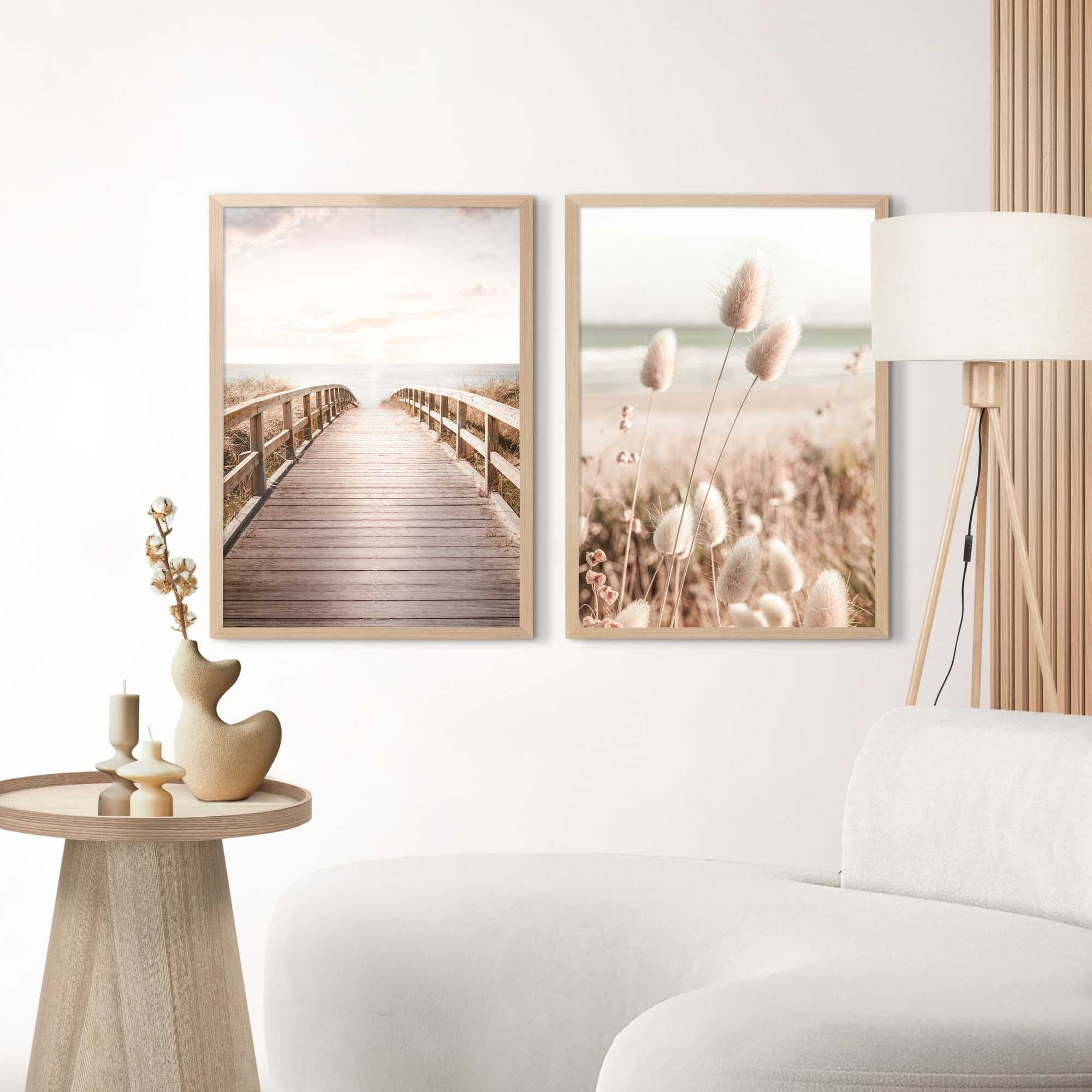 Reinders! Cadre photo »Poster 50x70 buche« 1 cuis tlg. Salon - Hêtre - MDF - Pas de problème - 53,5x73,5 cm